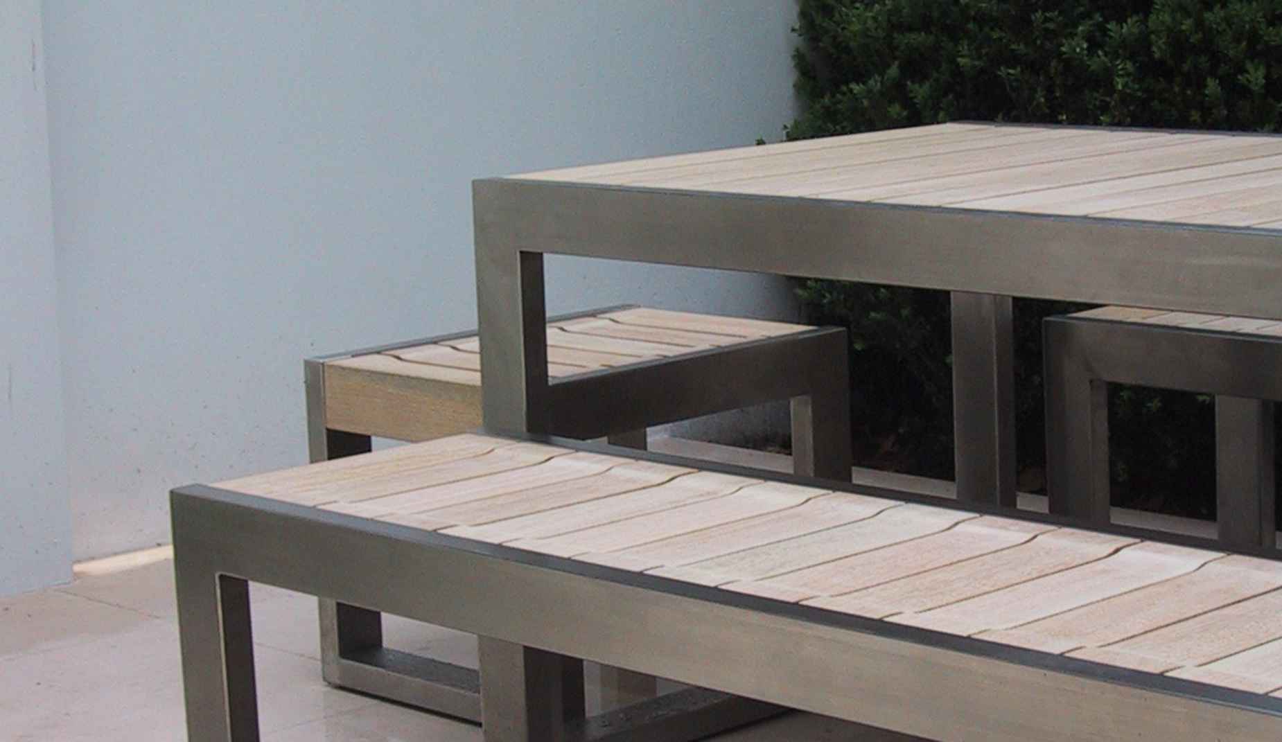 SKOP bench in hardwood Factory Furniture