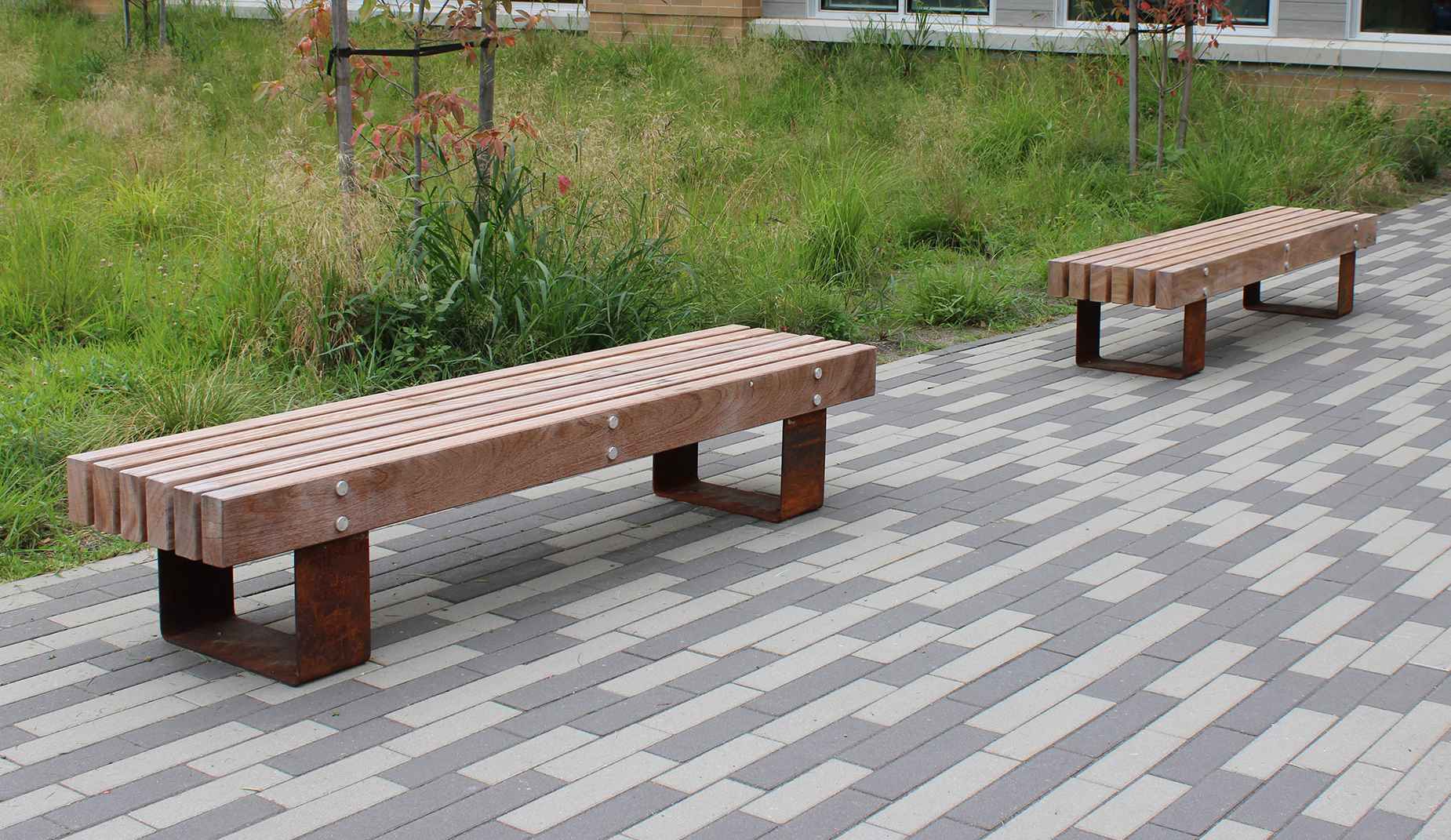 Quay bench in hardwood Factory Furniture