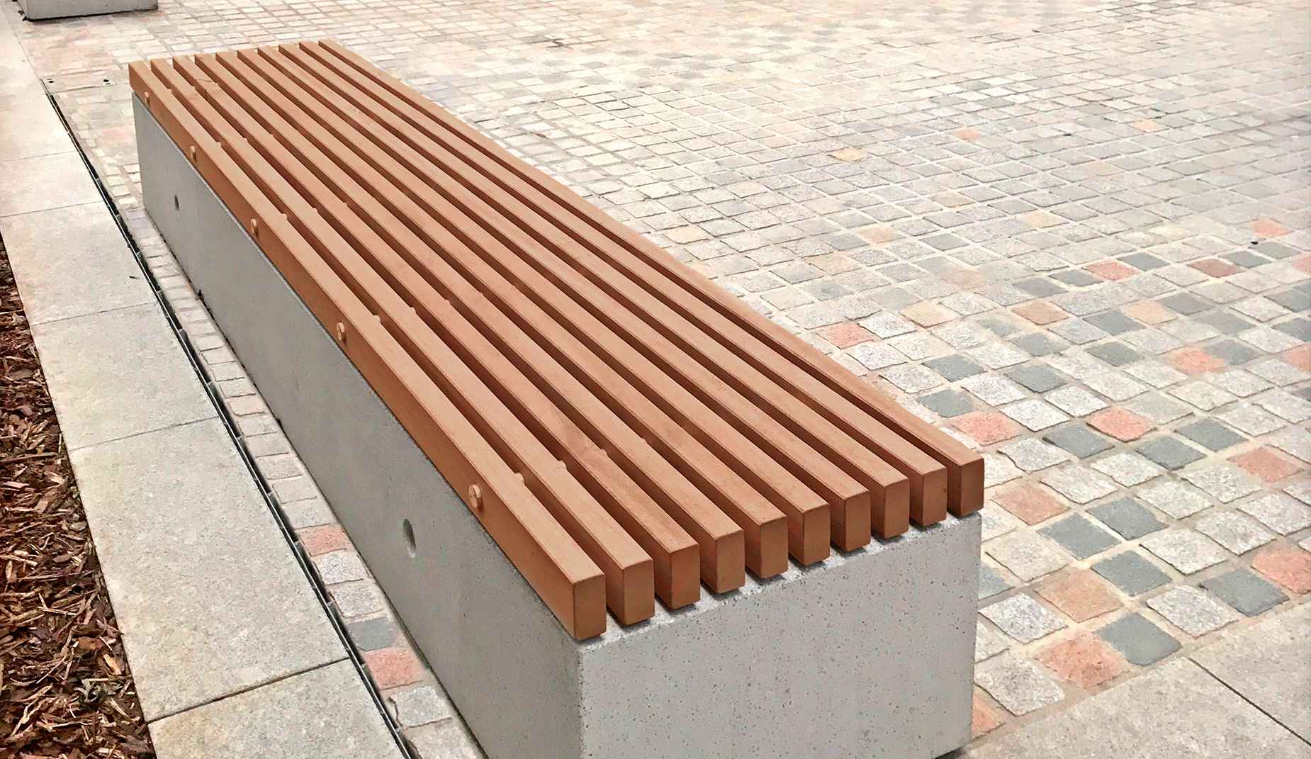 Soca bench in concrete Factory Furniture