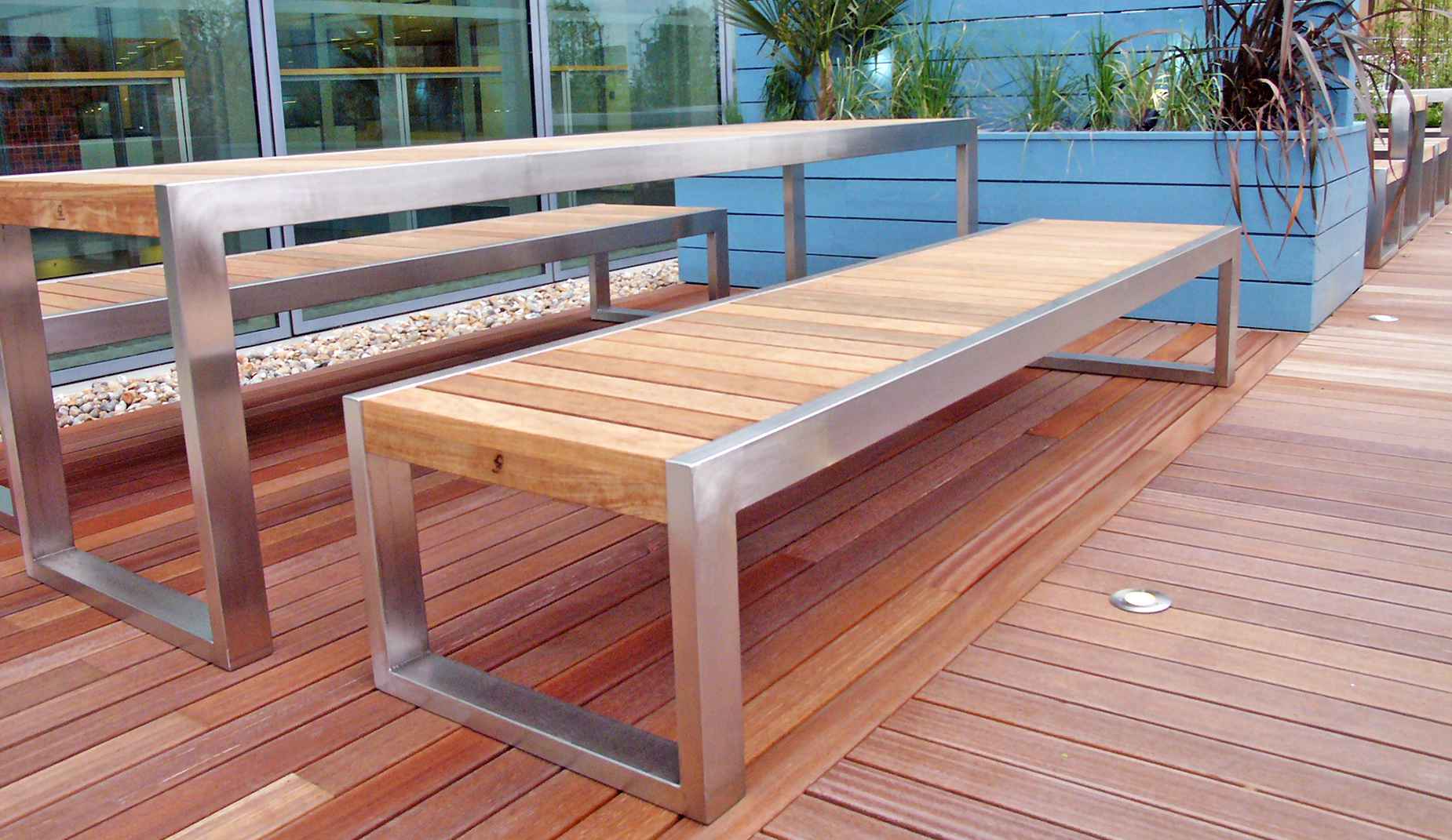 SKOP bench in hardwood Factory Furniture