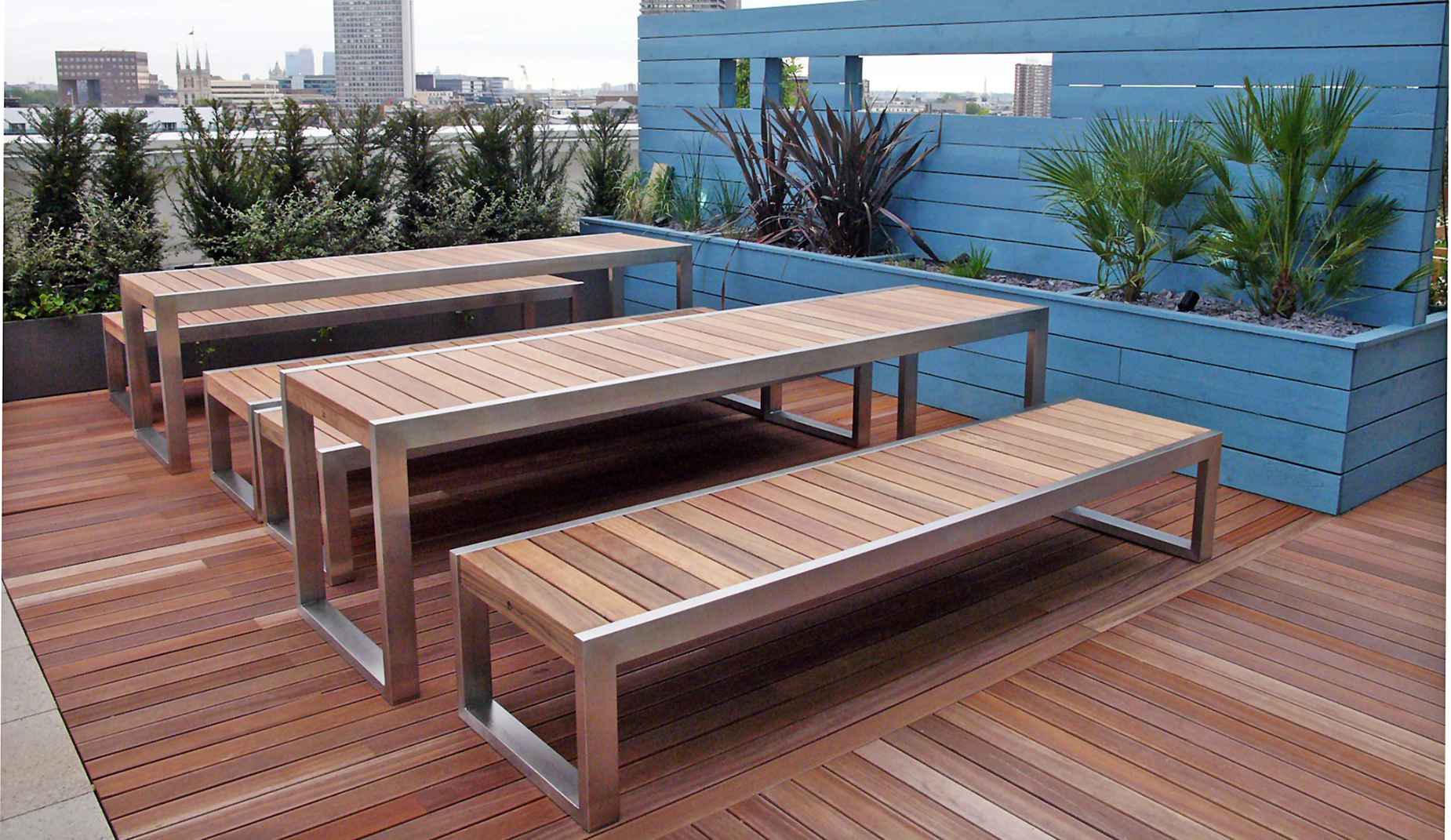 SKOP bench in hardwood Factory Furniture