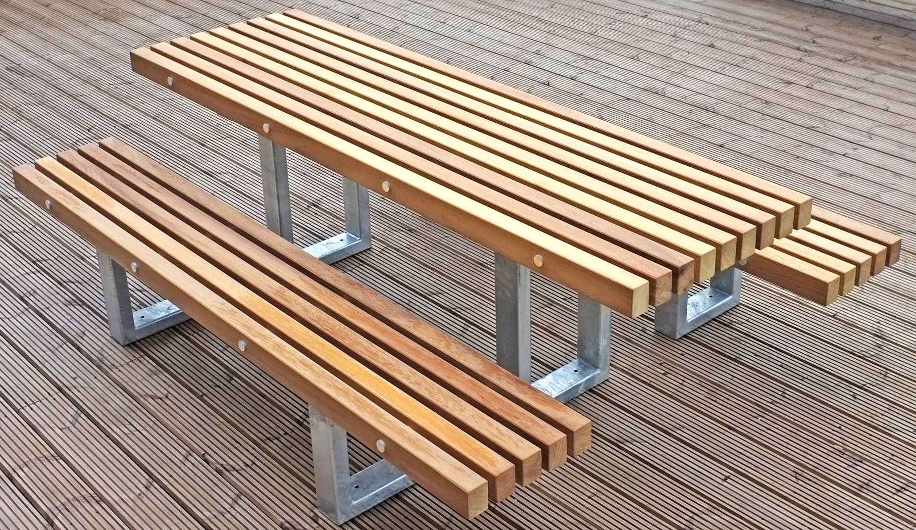 Tord bench in hardwood Factory Furniture