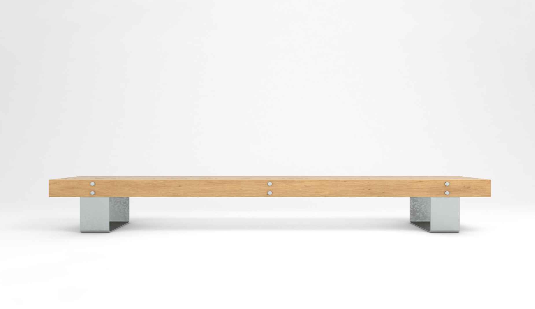 Quay bench in hardwood Factory Furniture