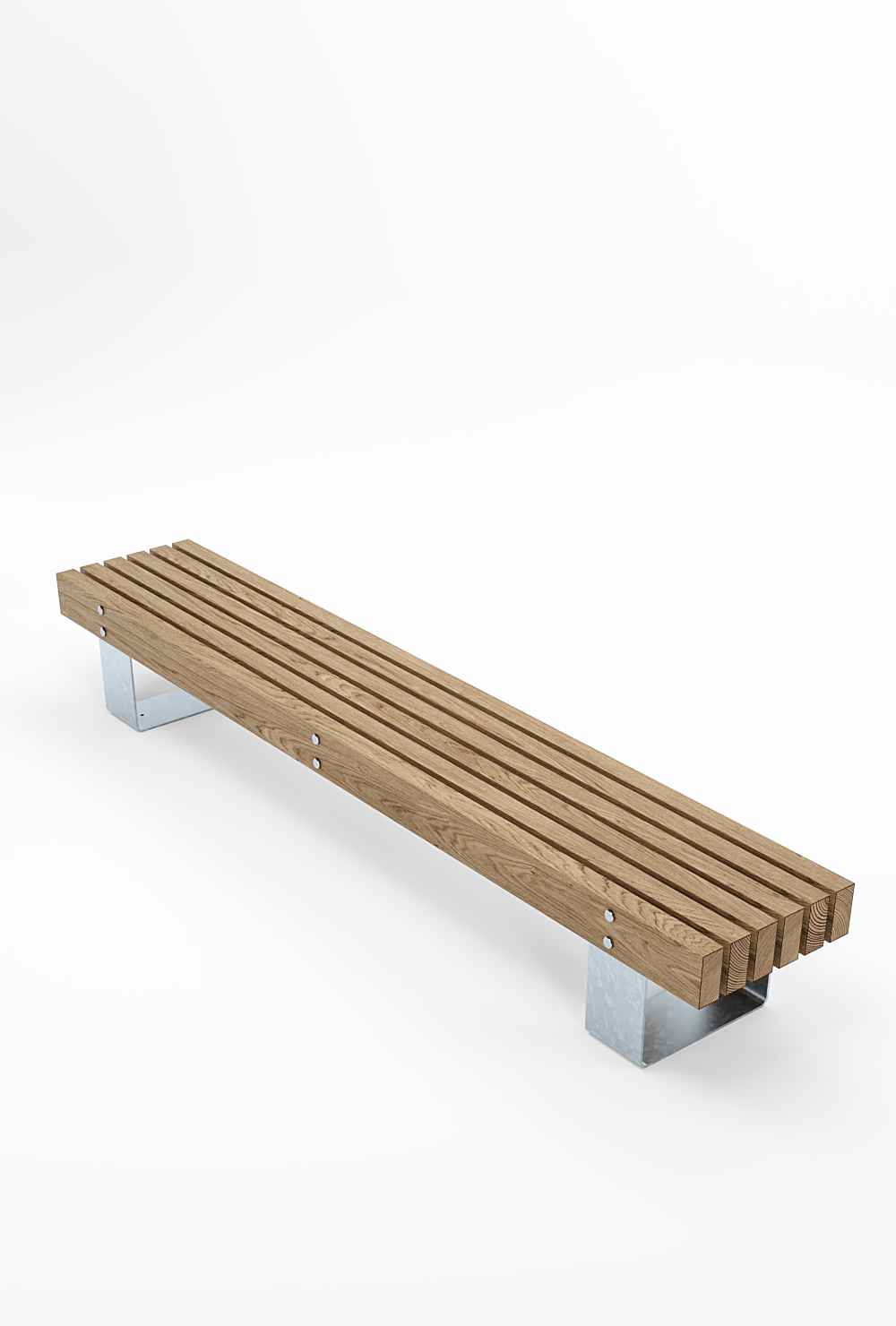 Quay bench in hardwood Factory Furniture