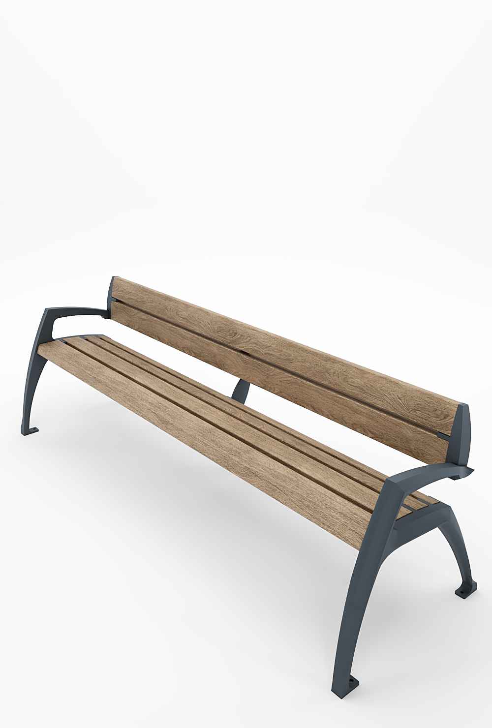 Mantis bench in hardwood Factory Furniture