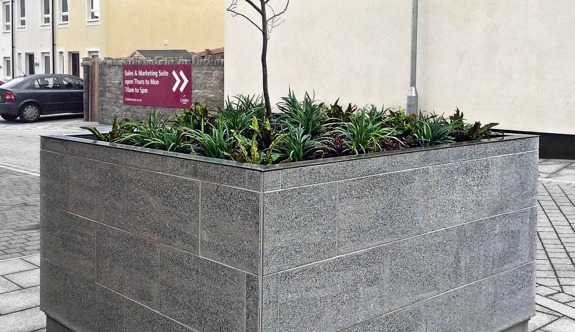 Granite Tree Planter in granite Factory Furniture