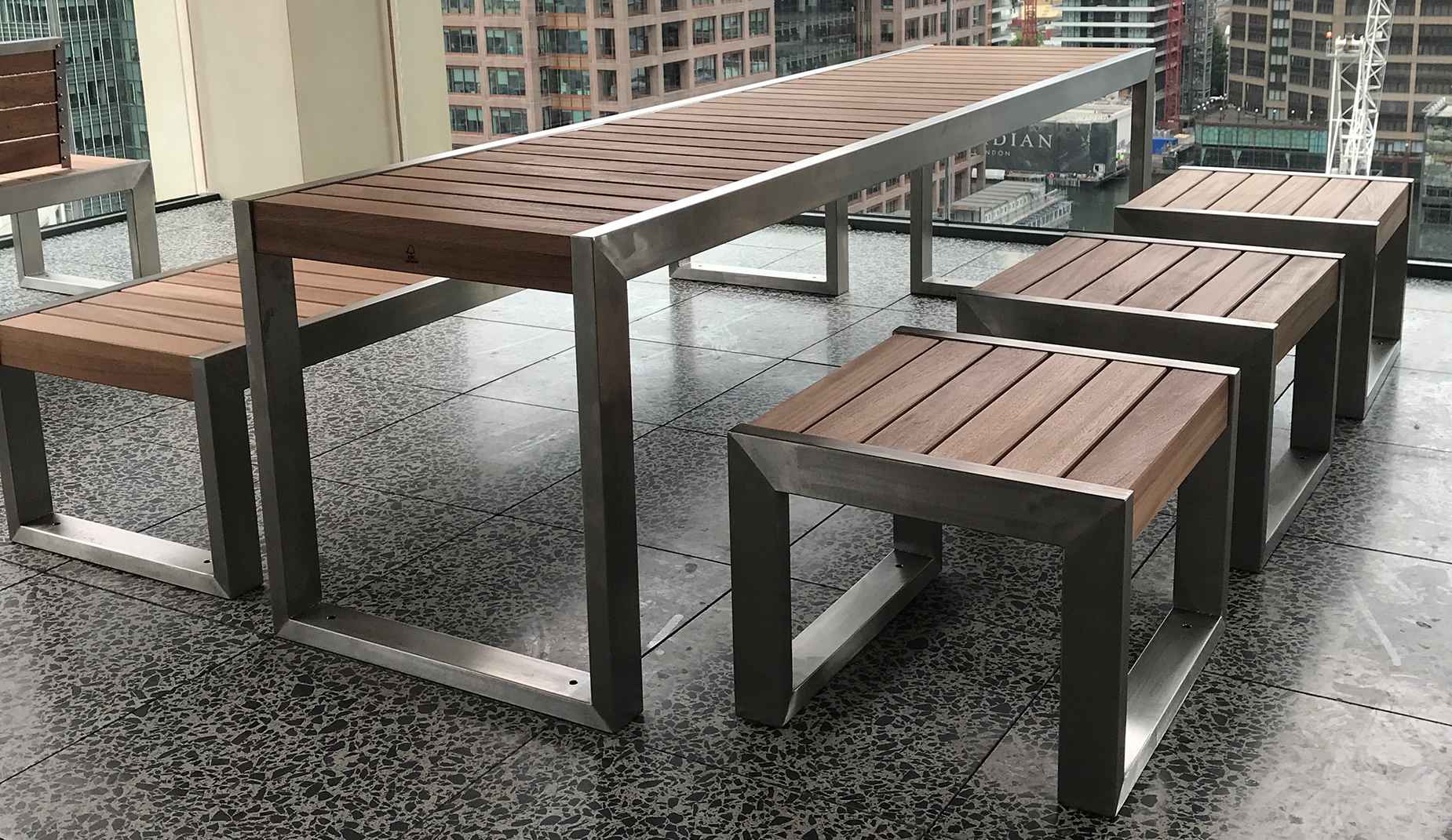 SKOP stool in hardwood Factory Furniture