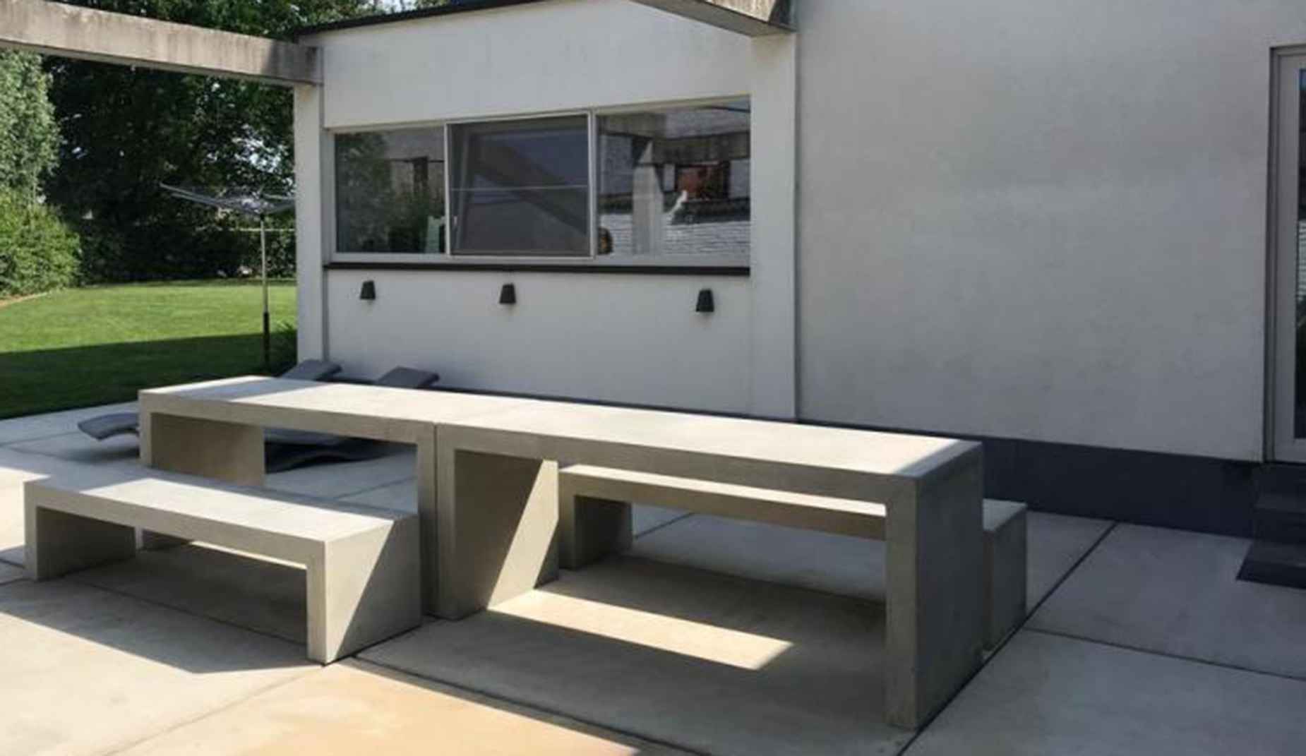 Bloc table in concrete Factory Furniture