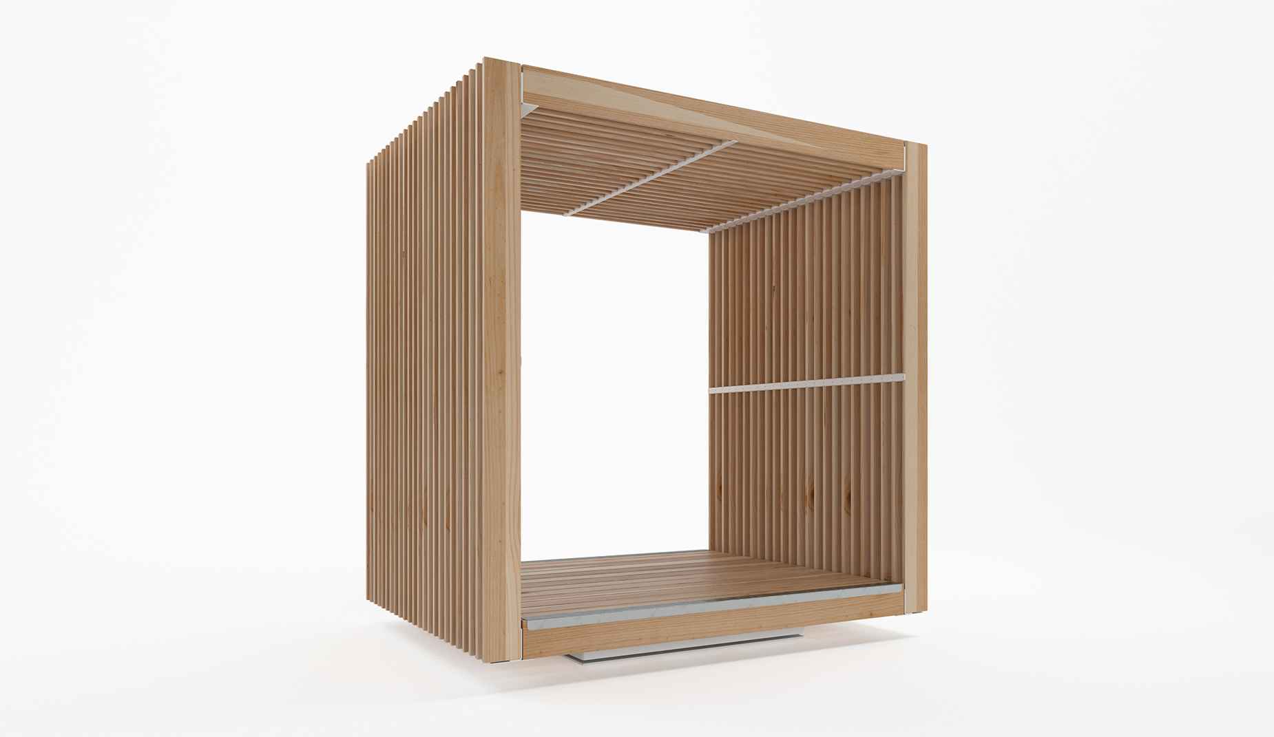 Fin Pod in hardwood Factory Furniture