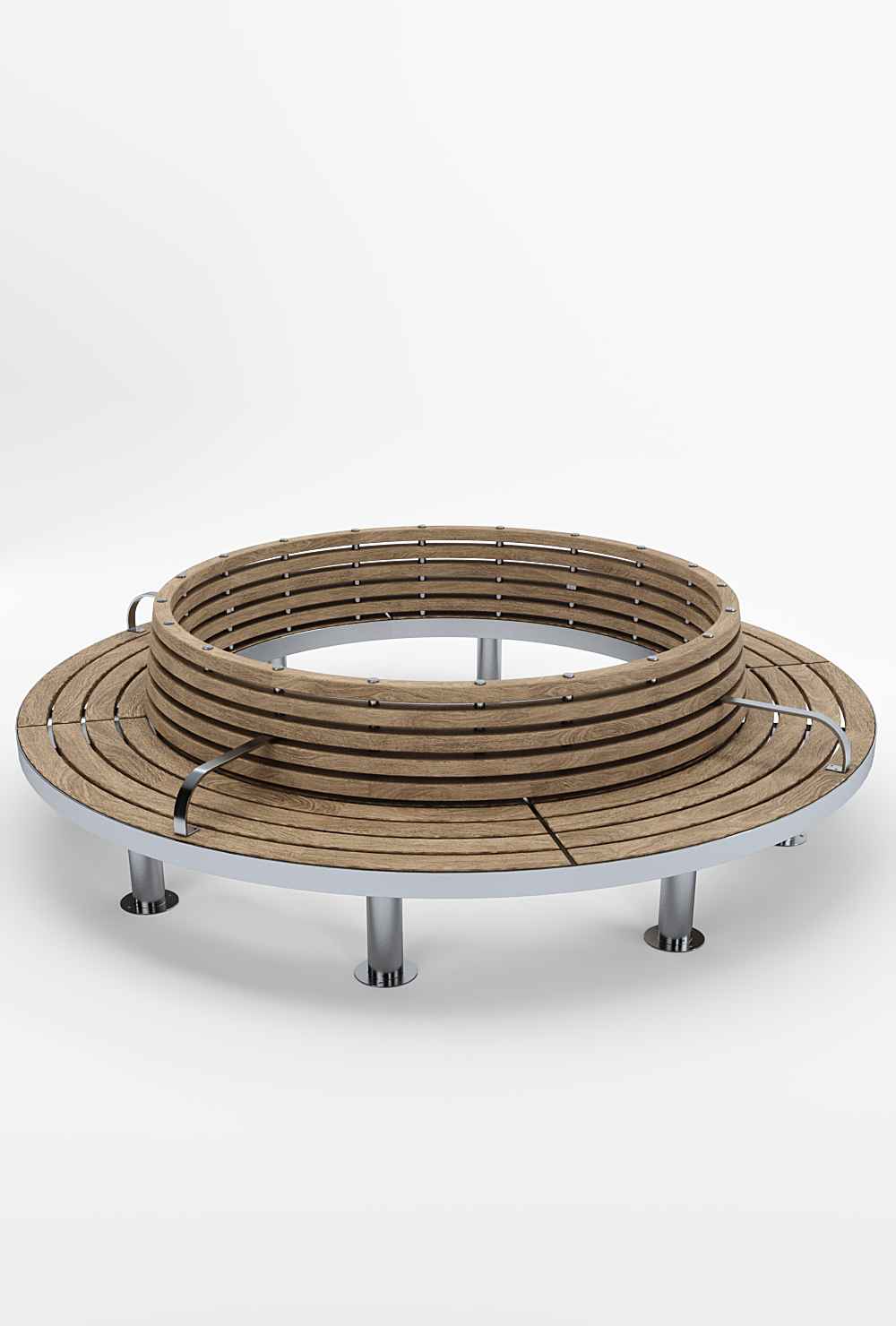 Tree seat in hardwood Factory Furniture