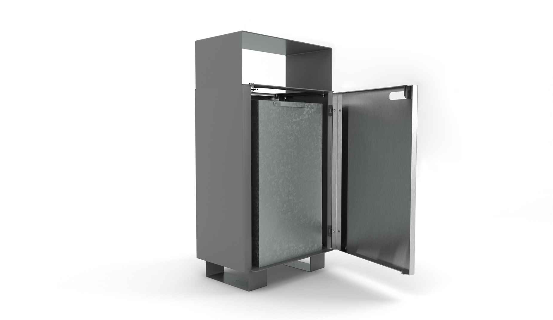 Murton bin in steel Factory Furniture