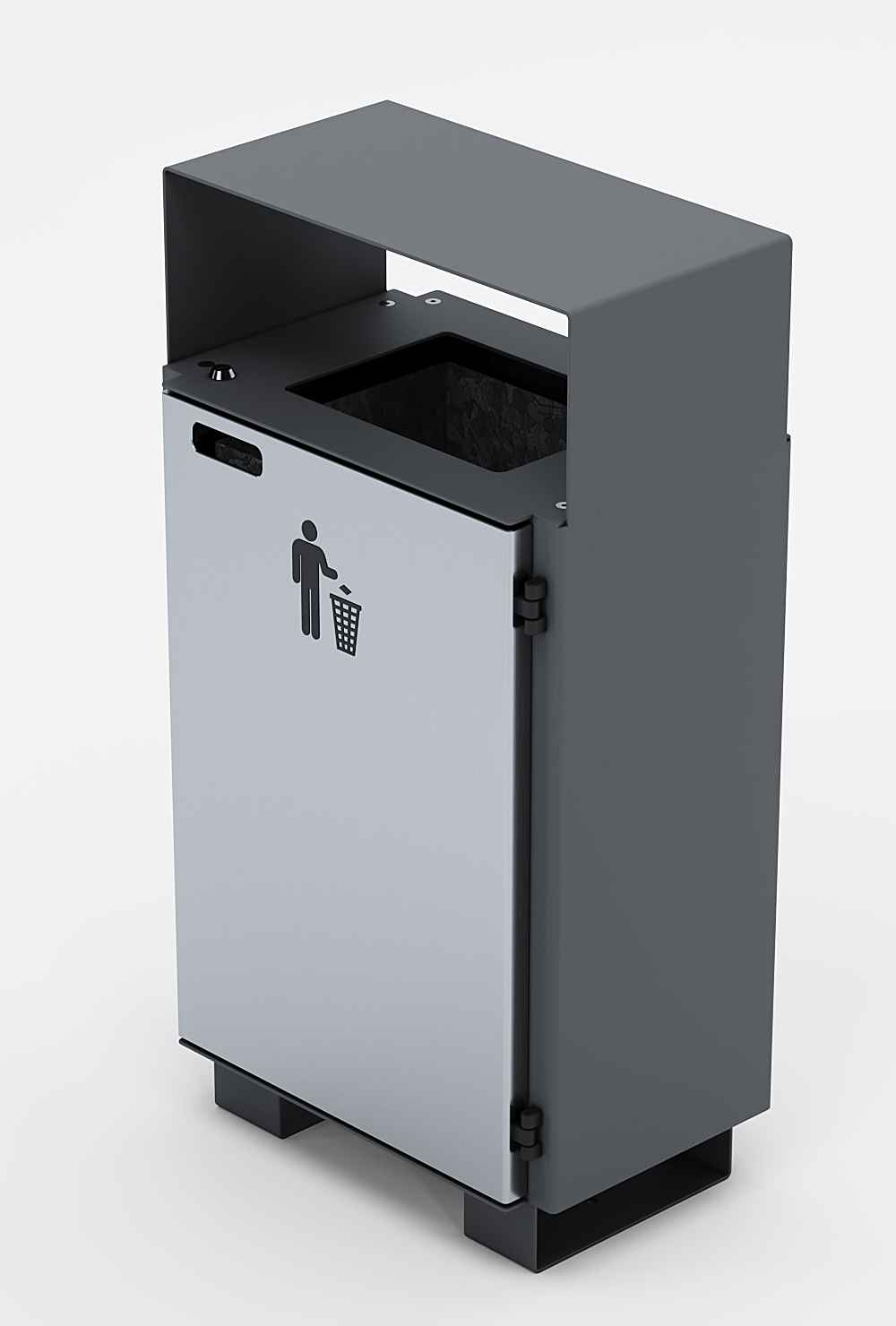 Murton bin in steel Factory Furniture
