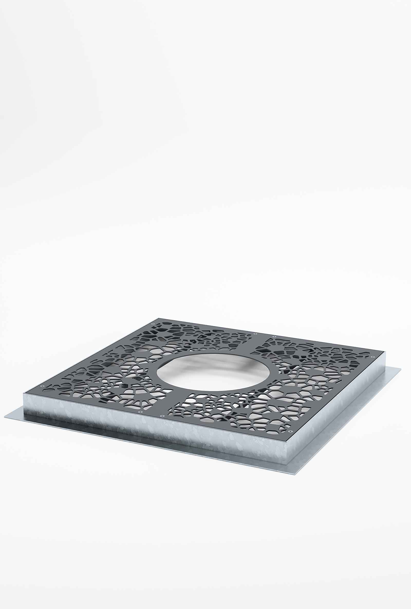 Osso Tree Grille in steel Factory Furniture