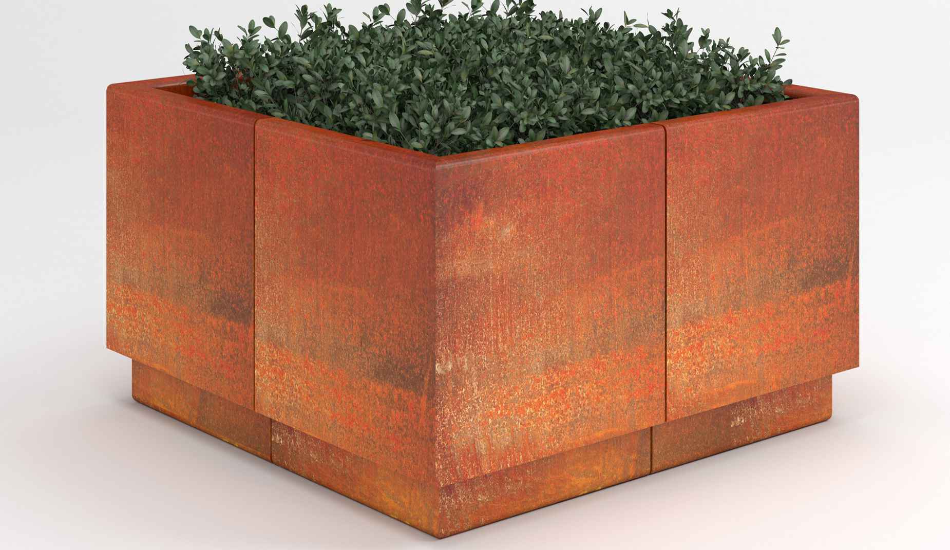 Cubit Fold Top Planter in hardwood Factory Furniture