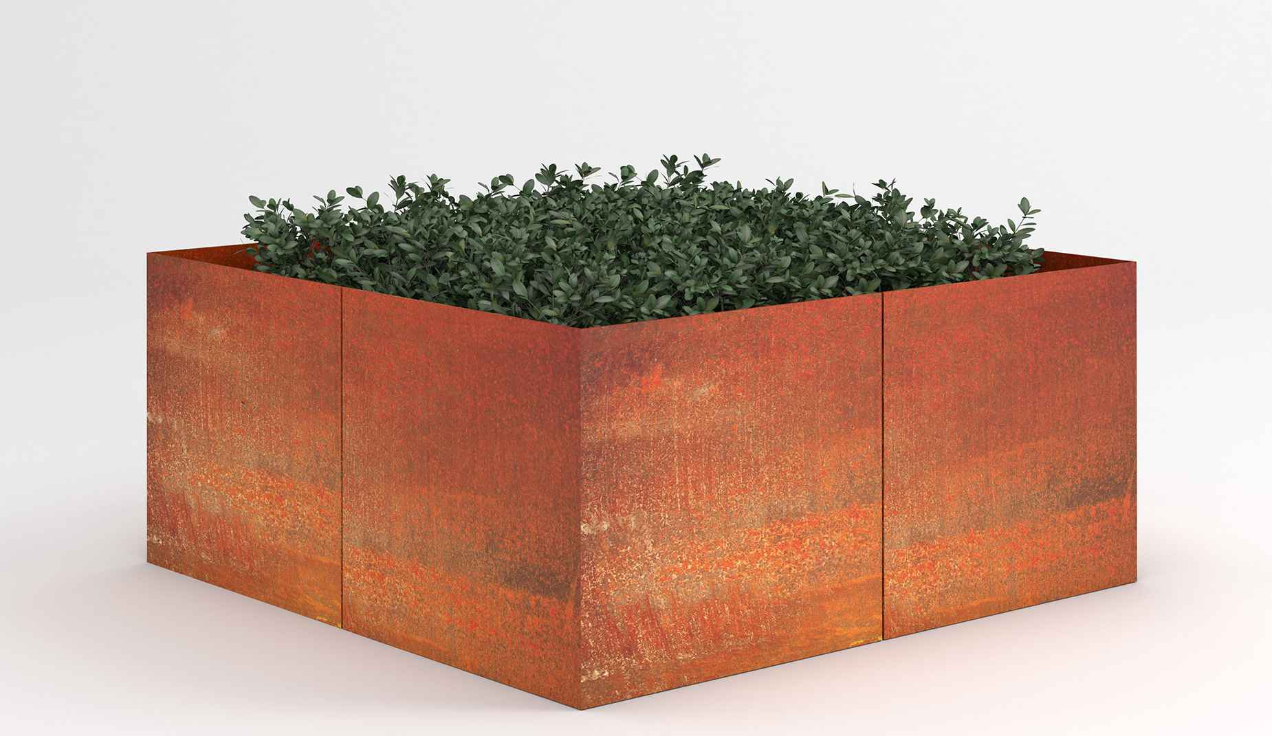 Cubit Edge Planter in hardwood Factory Furniture