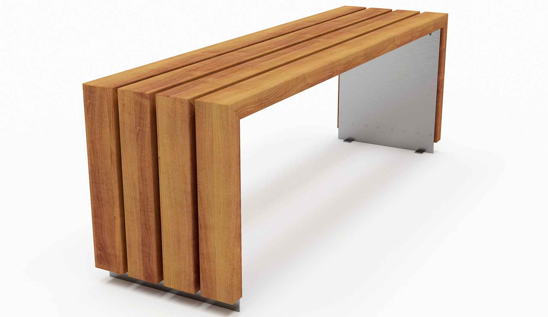 Bloc table in hardwood Factory Furniture