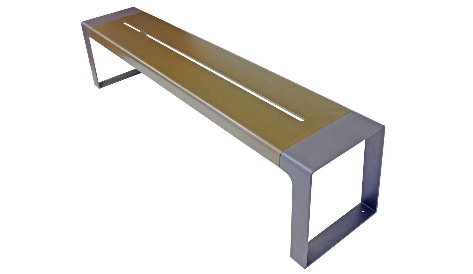 Murton bench in steel Factory Furniture