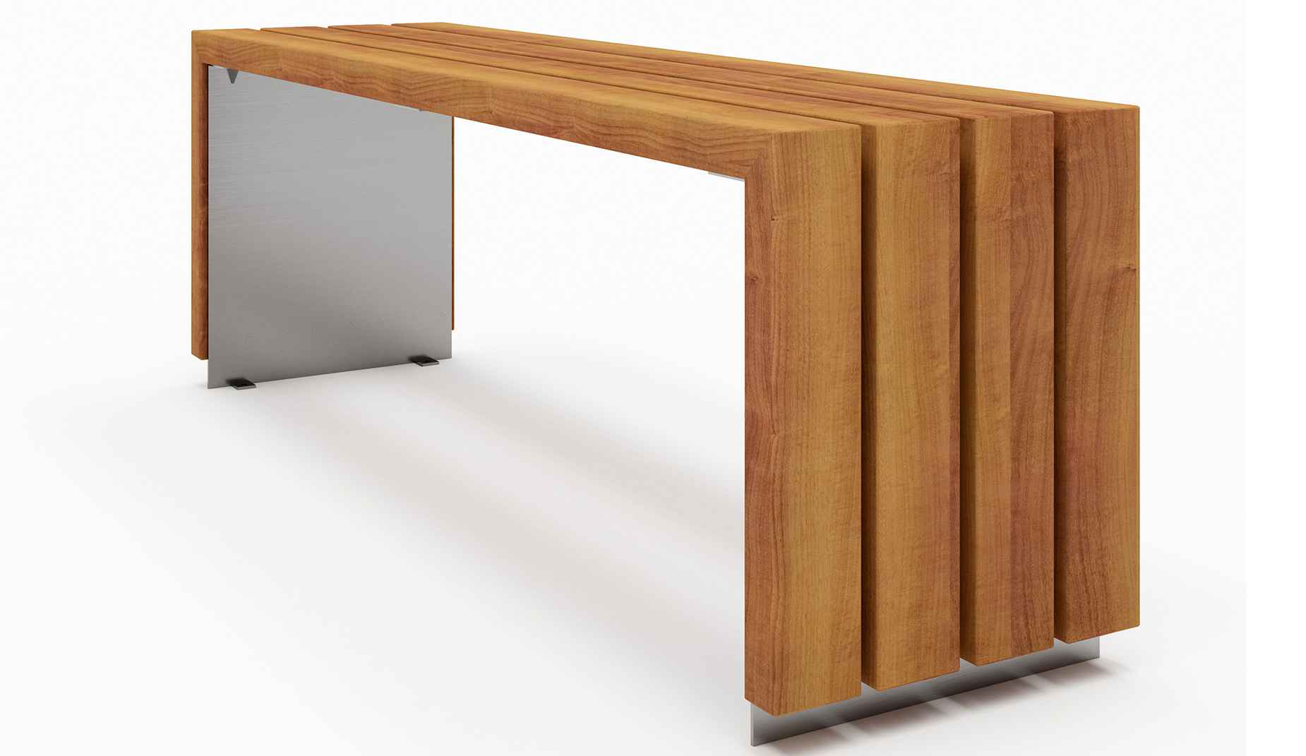Bloc table in hardwood Factory Furniture