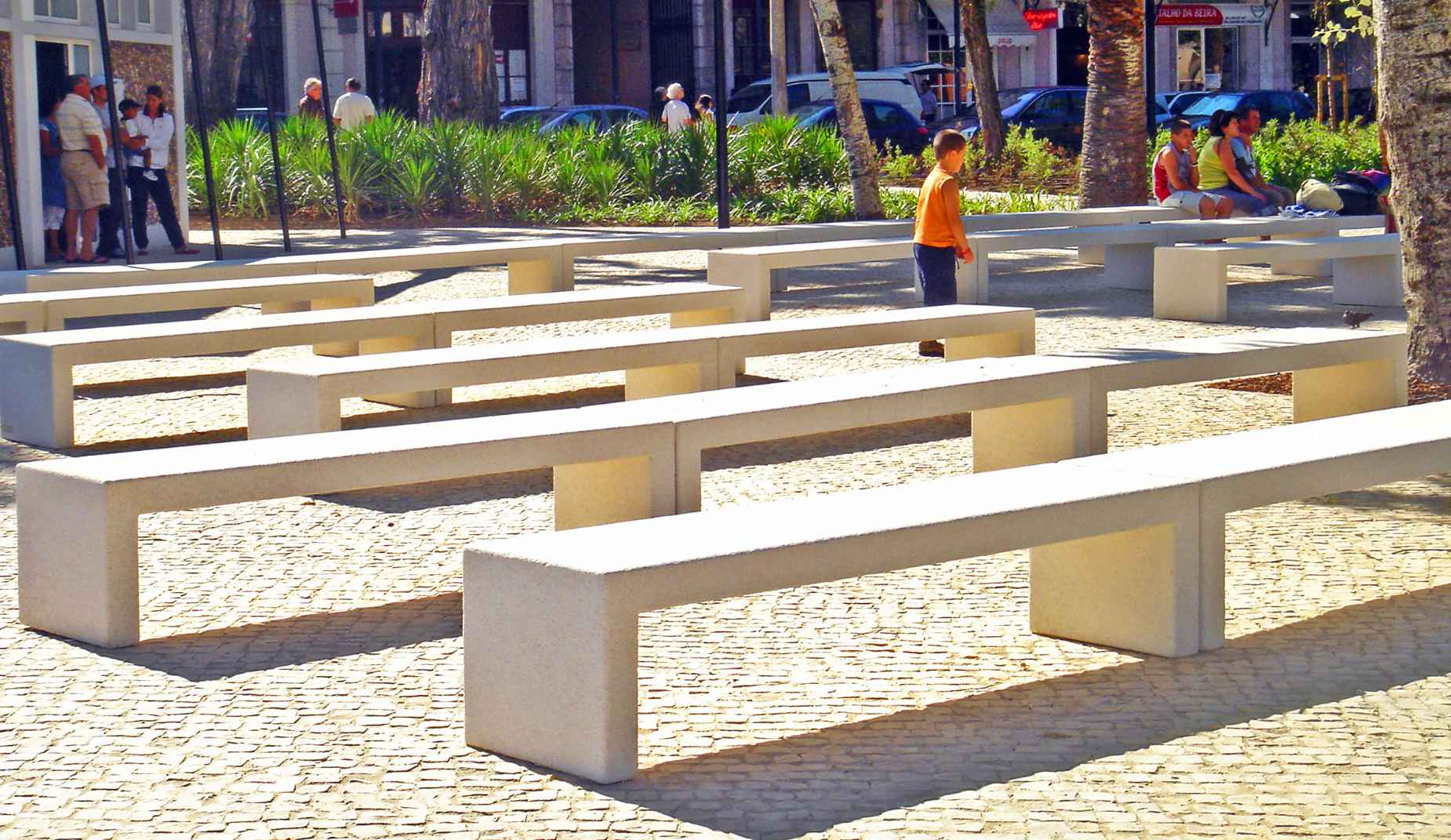 Bloc bench in Concrete Factory Furniture