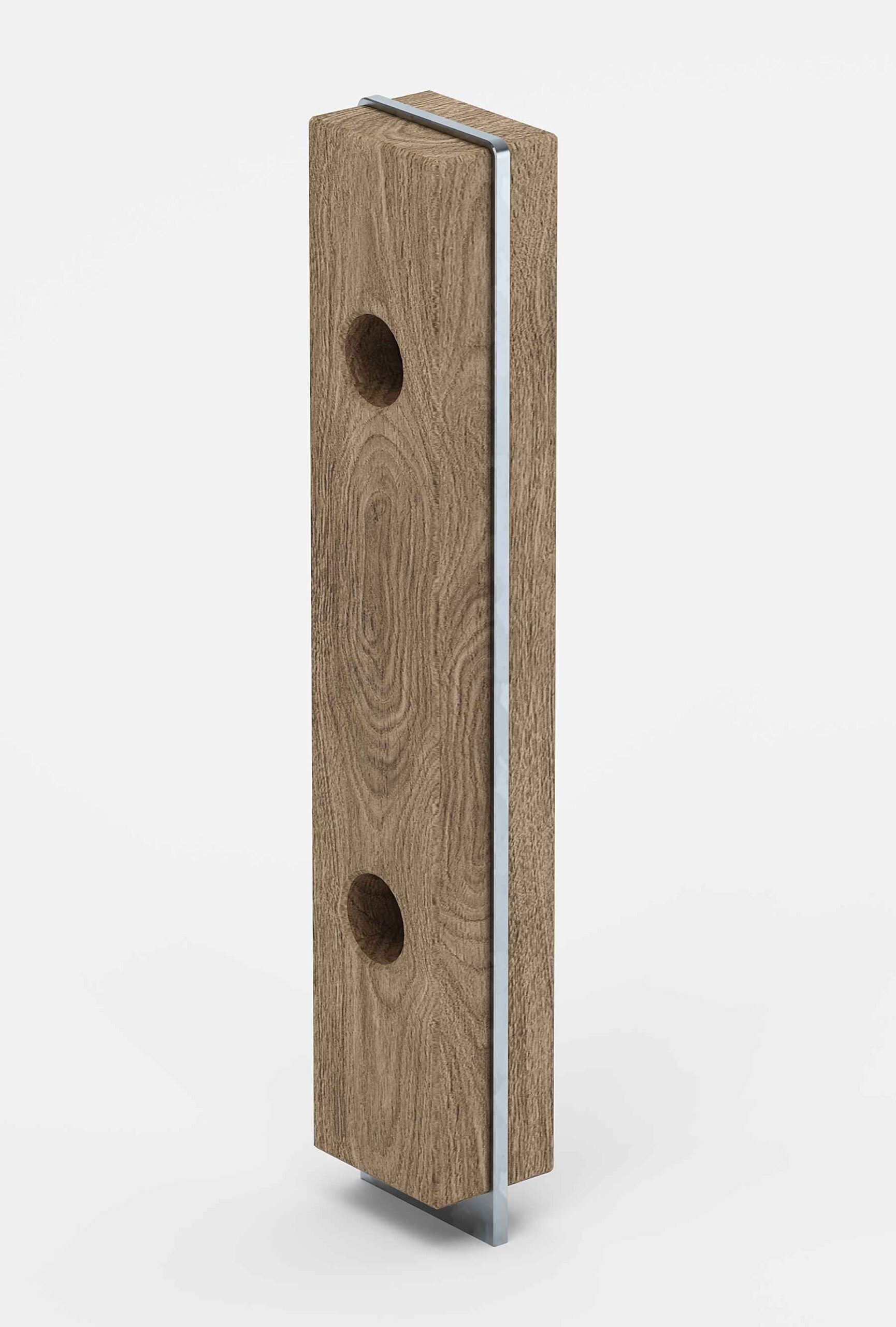 Quay Bollard Cycle Stand in hardwood Factory Furniture