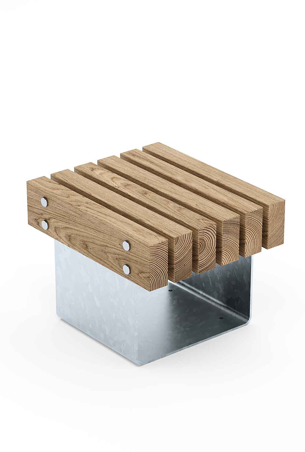 Quay stool in hardwood Factory Furniture