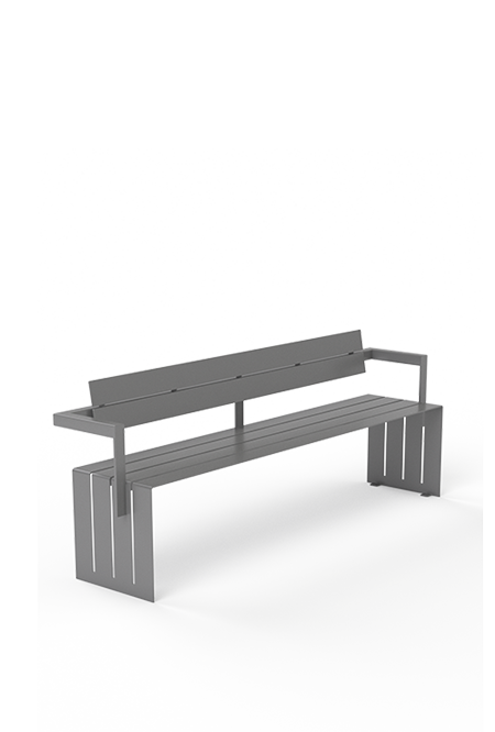 Bloc seat in steel Factory Furniture