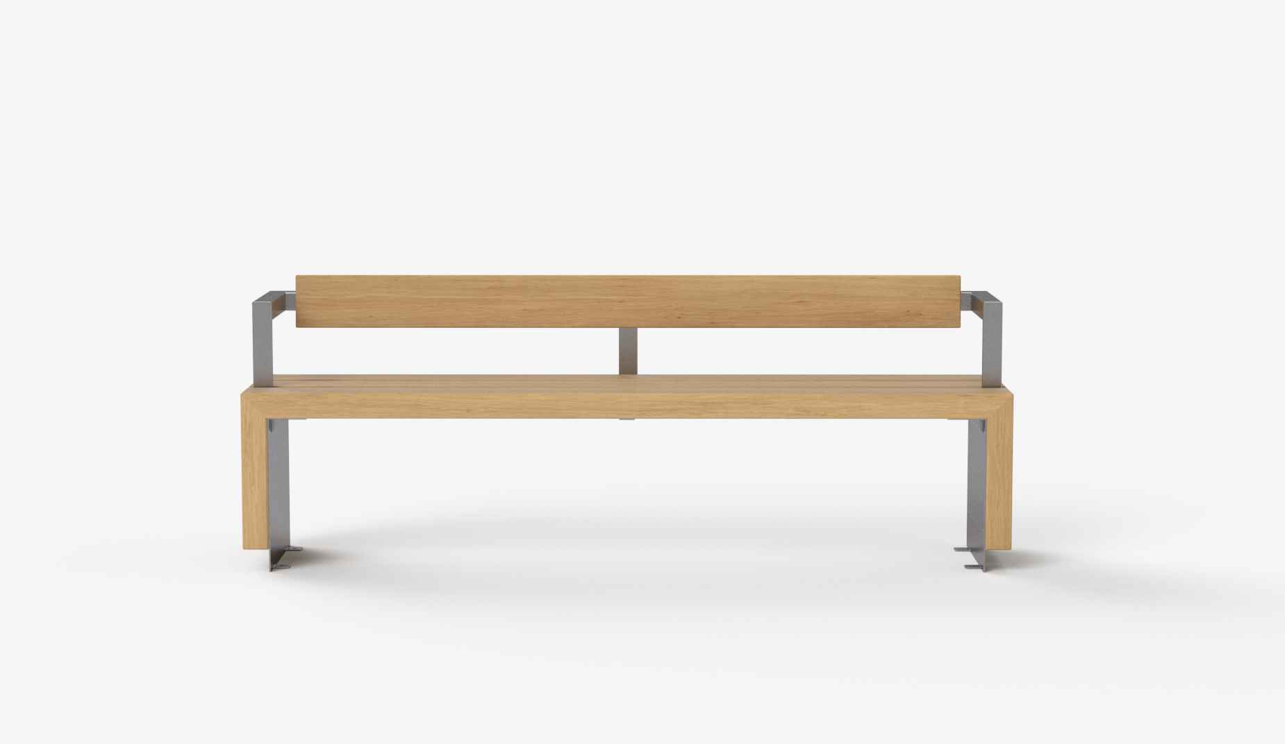 Bloc seat in hardwood Factory Furniture