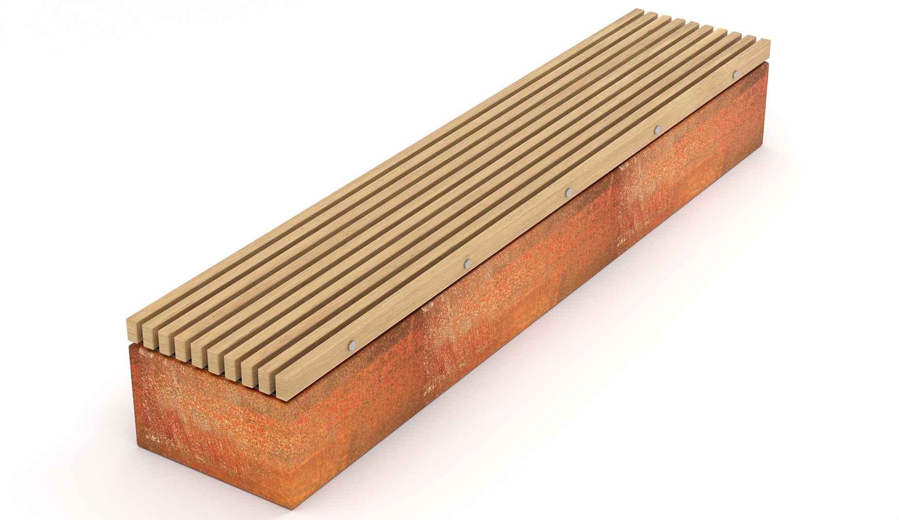 Soca bench in steel Factory Furniture