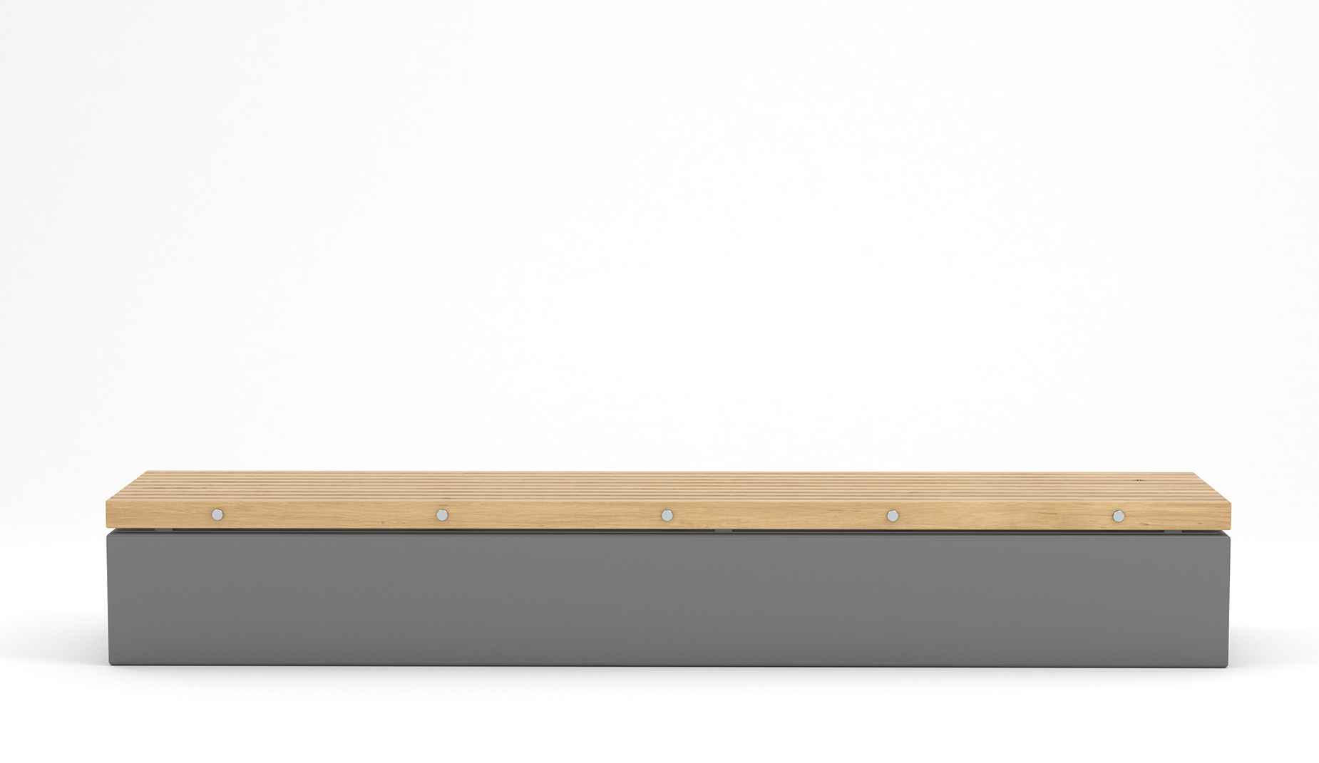 Soca bench in steel Factory Furniture