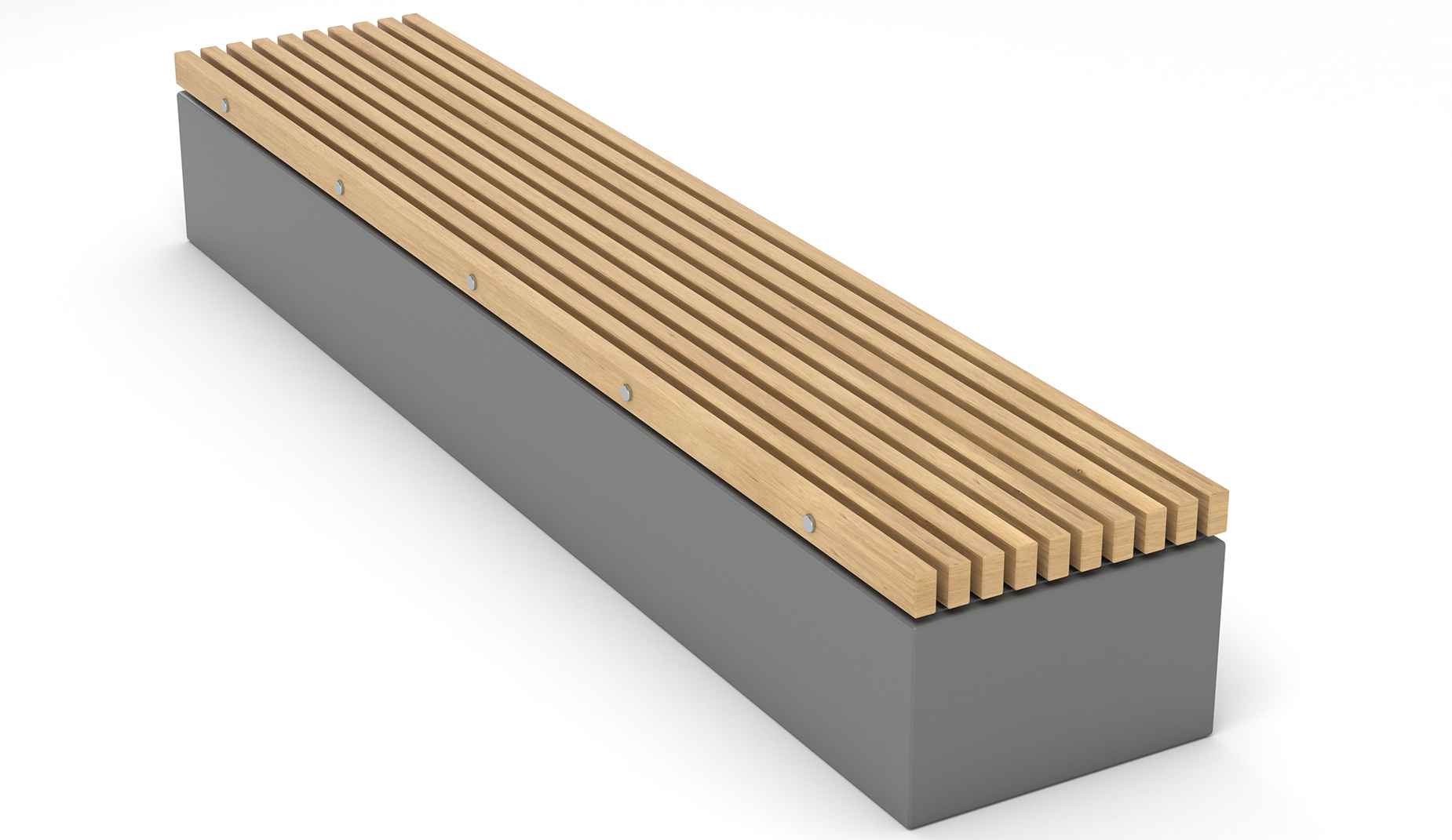 Soca bench in steel Factory Furniture