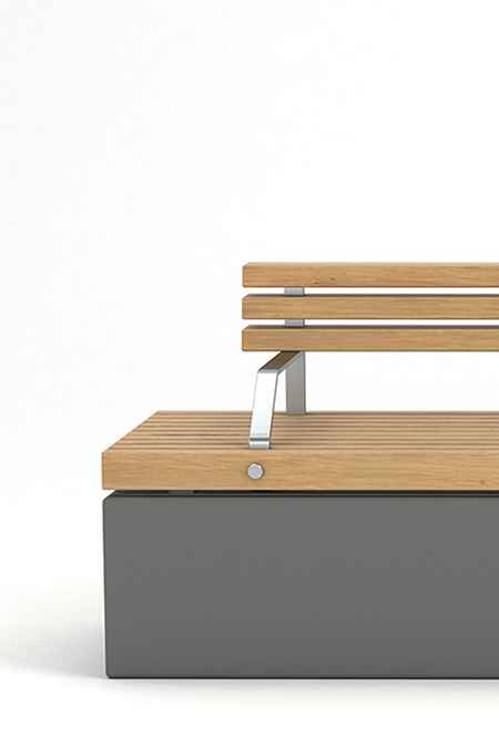 Soca seat in steel Factory Furniture