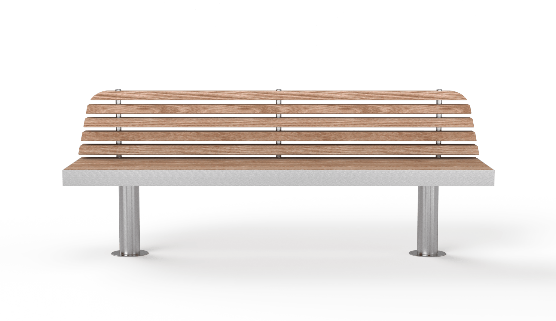 Straight Tree seat in hardwood Factory Furniture