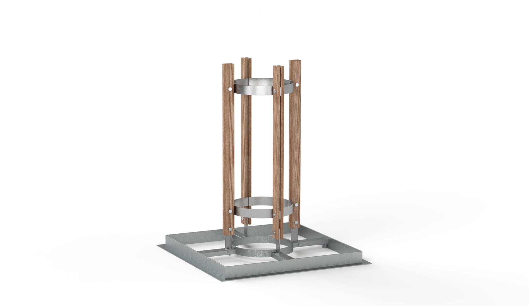 Chronos Tree Guard and Grille in hardwood Factory Furniture