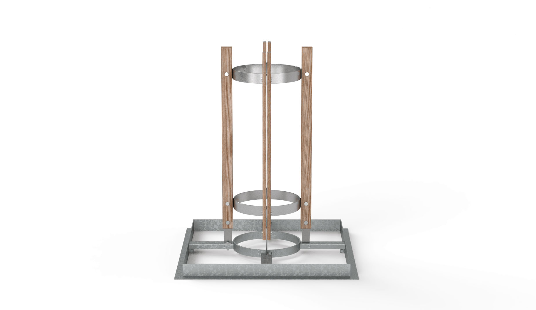 Chronos Tree Guard and Grille in hardwood Factory Furniture