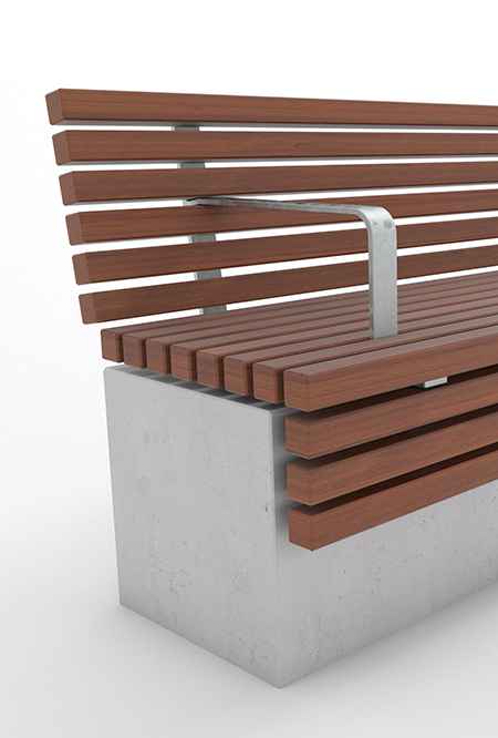TORD Wall seat in hardwood Factory Furniture