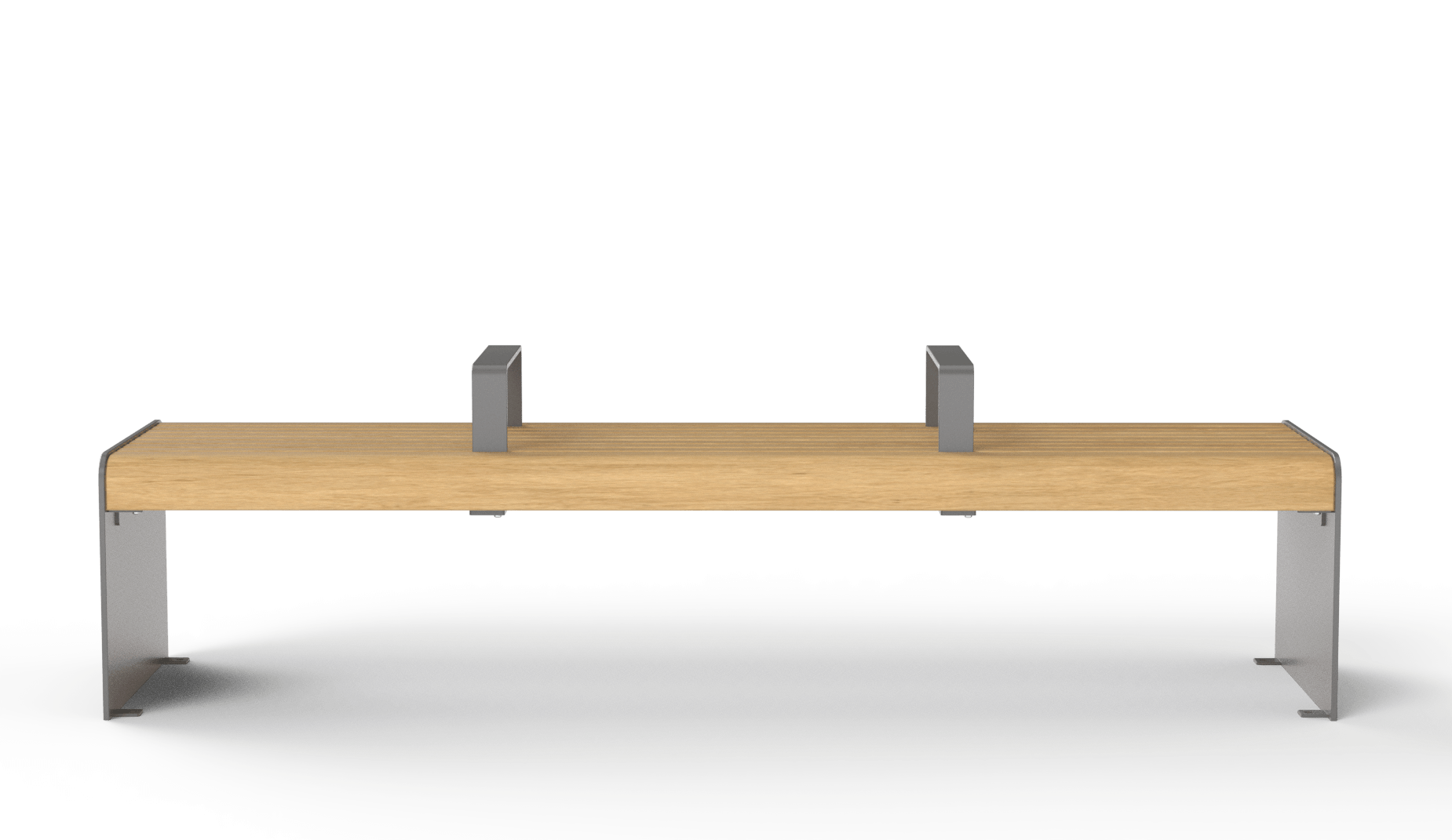 Ilford Straight bench in hardwood Factory Furniture