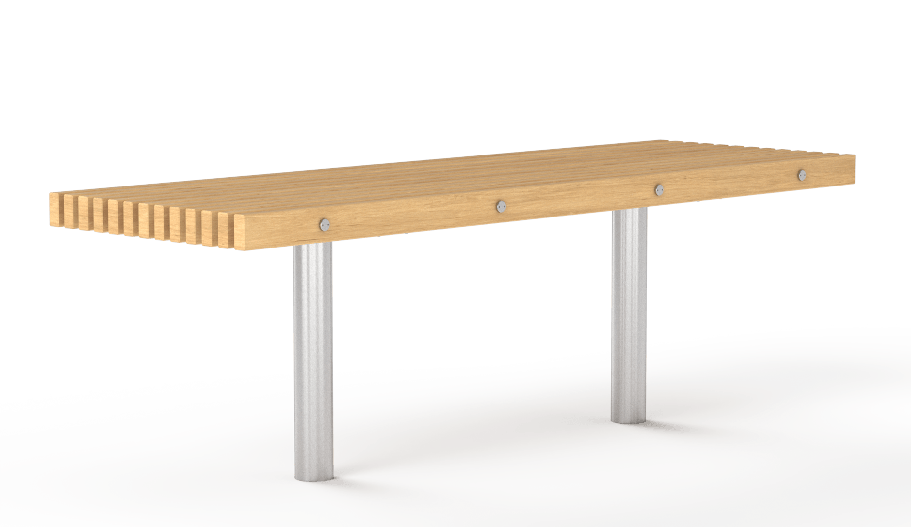 R-FF2002 SERPENTINE Table (Wood) – View 2 -2545×1094