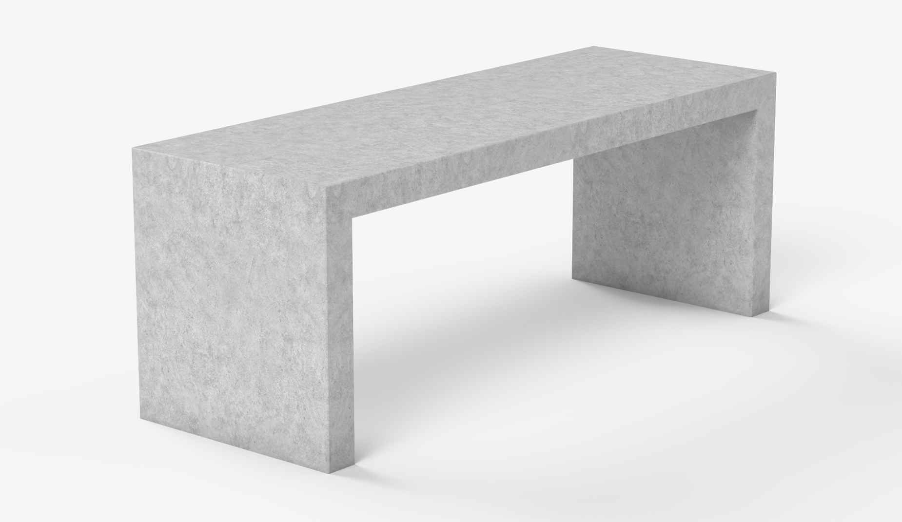 Bloc table in concrete Factory Furniture