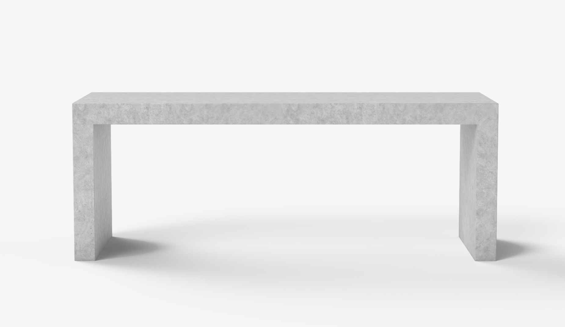 Bloc table in concrete Factory Furniture