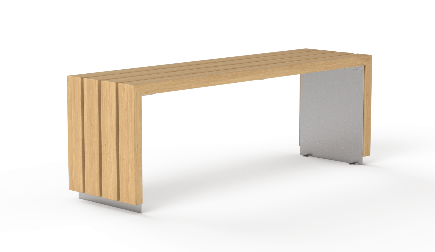 Bloc table in hardwood Factory Furniture