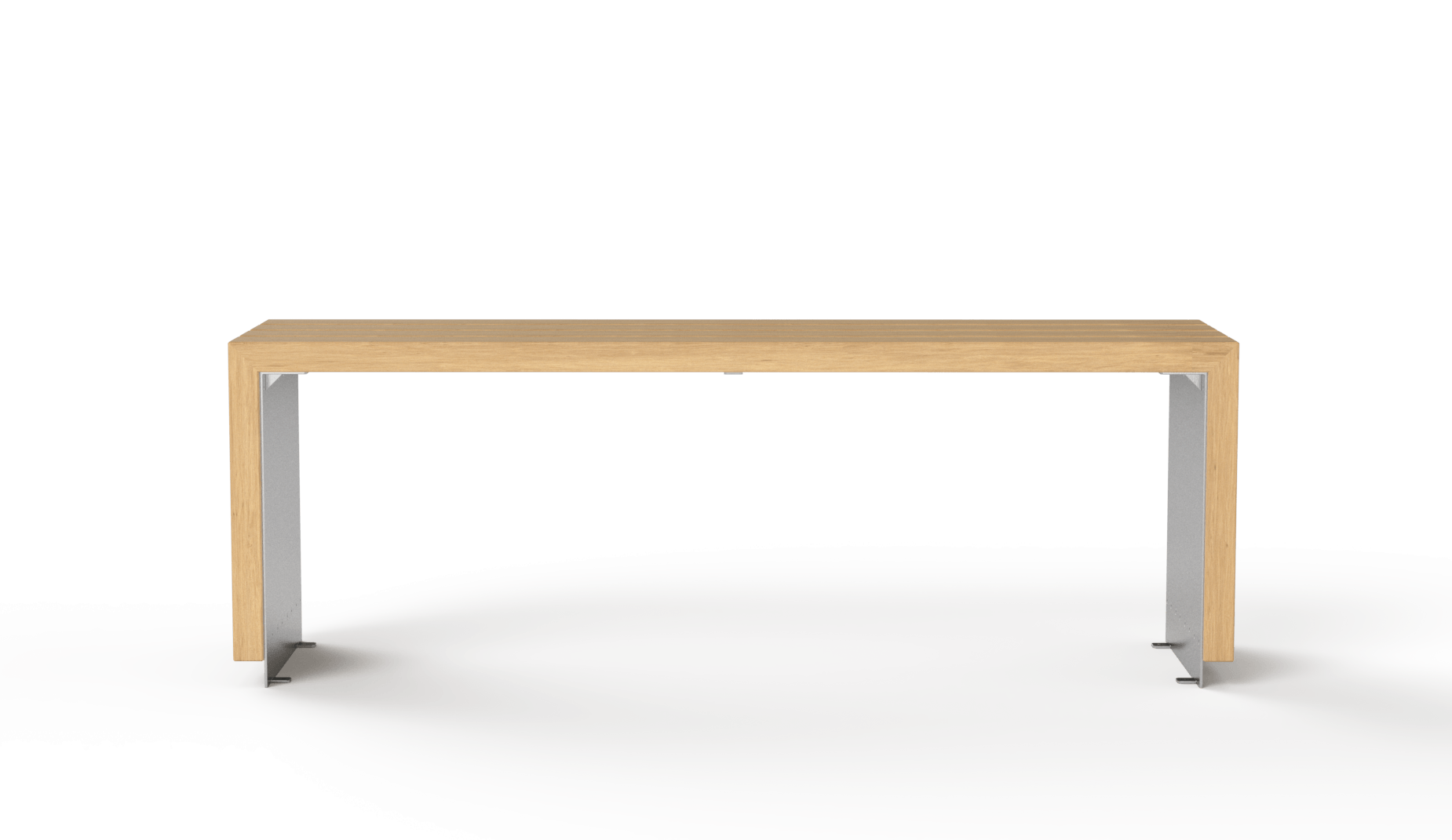 Bloc table in hardwood Factory Furniture