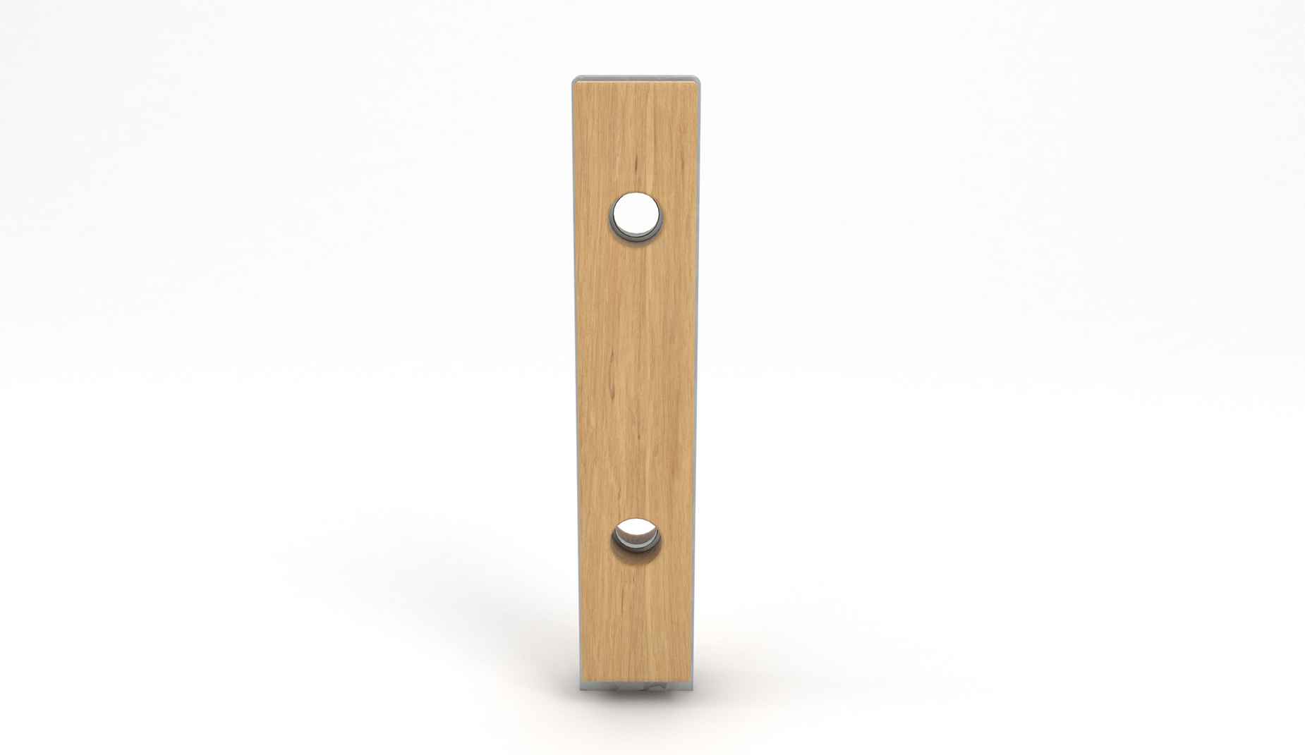 Quay Bollard Cycle Stand in hardwood Factory Furniture