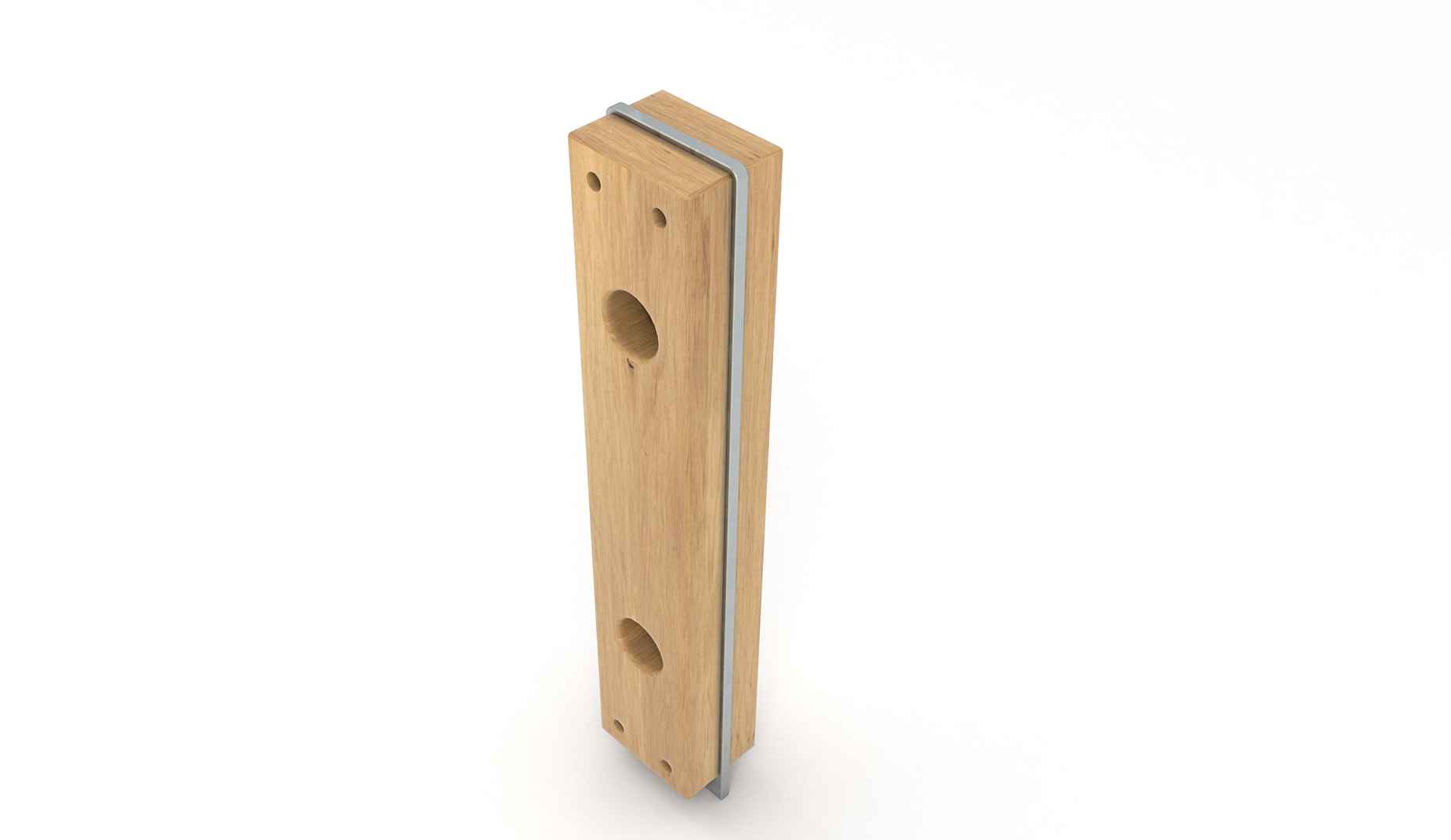 Quay Bollard Cycle Stand in hardwood Factory Furniture