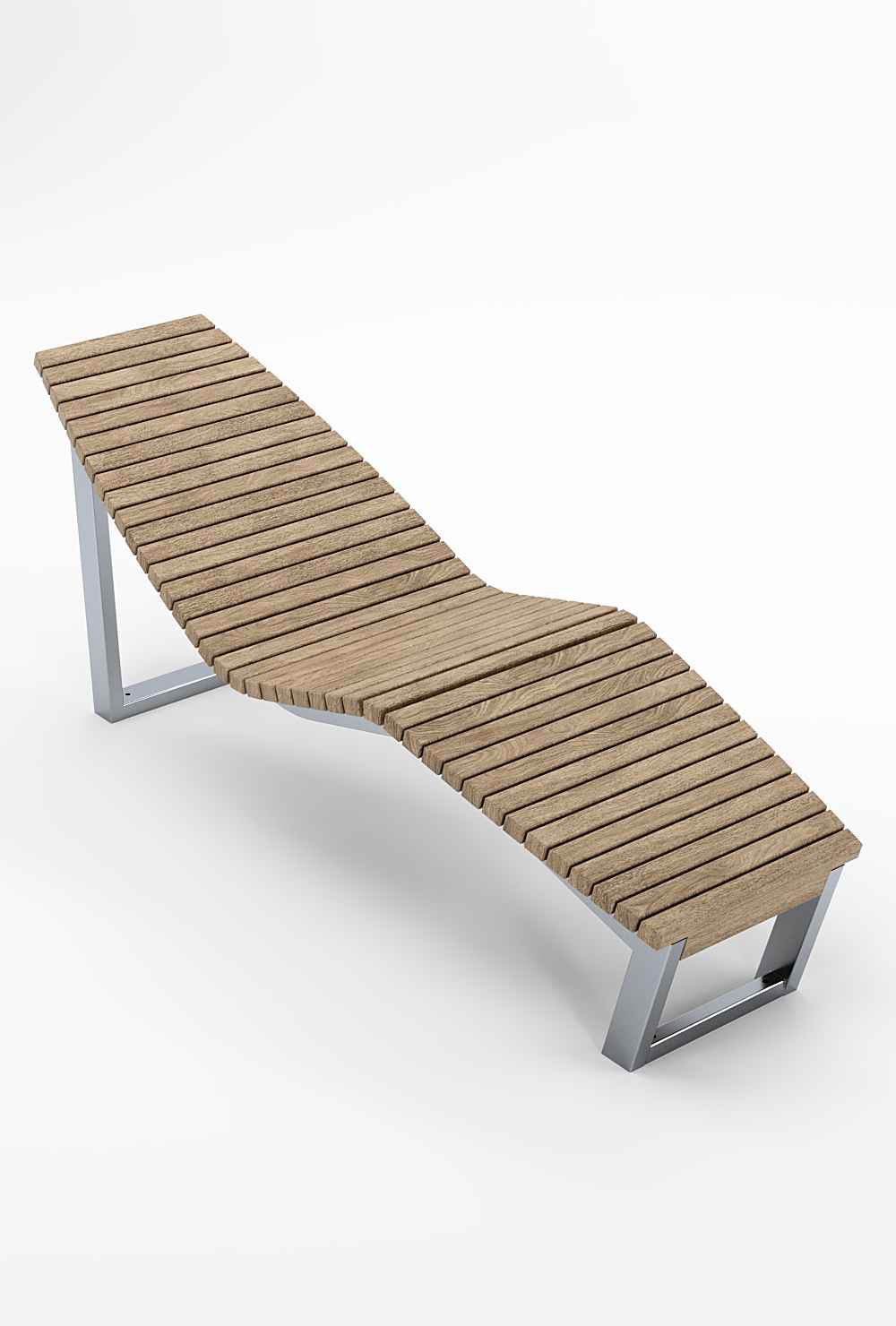 SKOP lounger in hardwood Factory Furniture