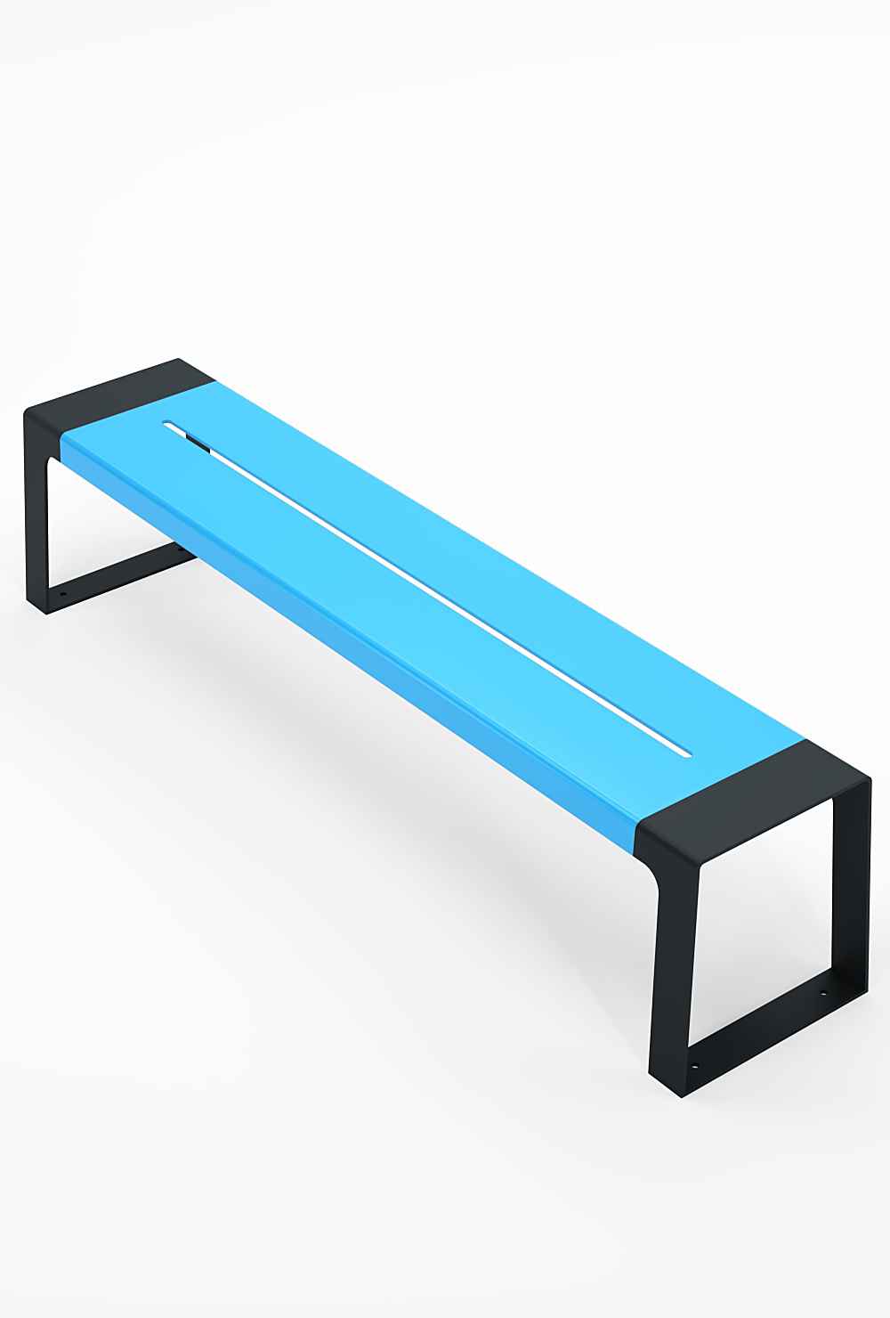 Murton bench in steel Factory Furniture