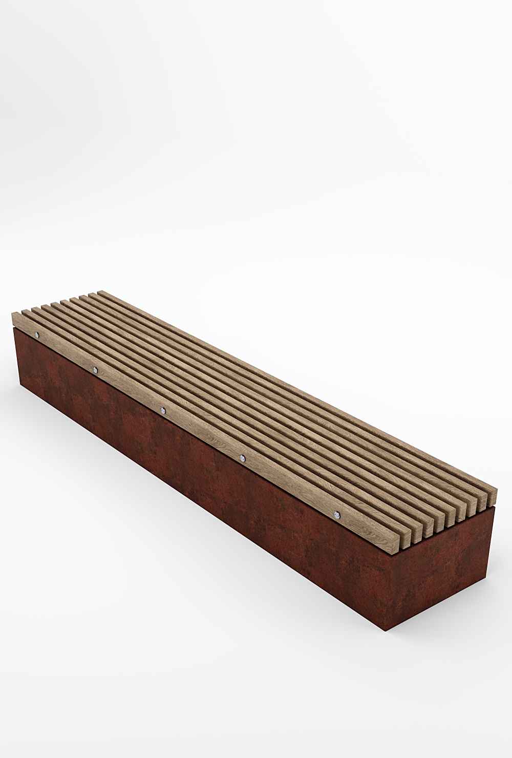 Soca bench in steel Factory Furniture