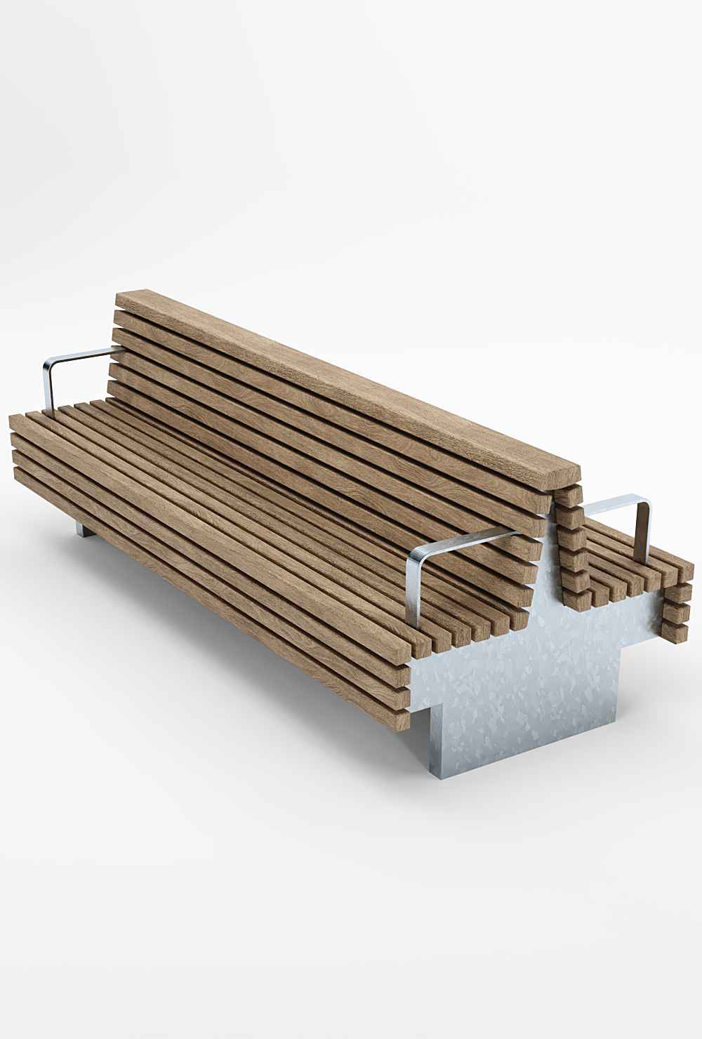 Tord Double Seat in hardwood Factory Furniture