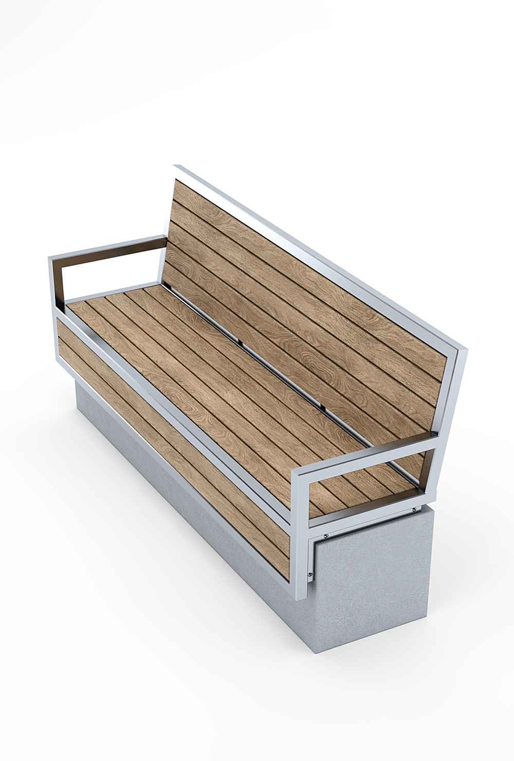 Util Wall seat in hardwood Factory Furniture