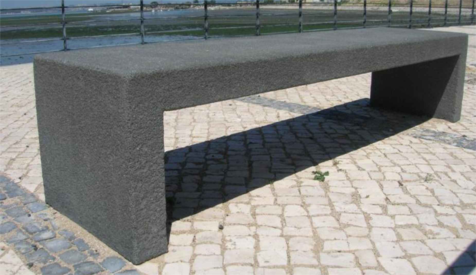 Bloc bench in Concrete Factory Furniture