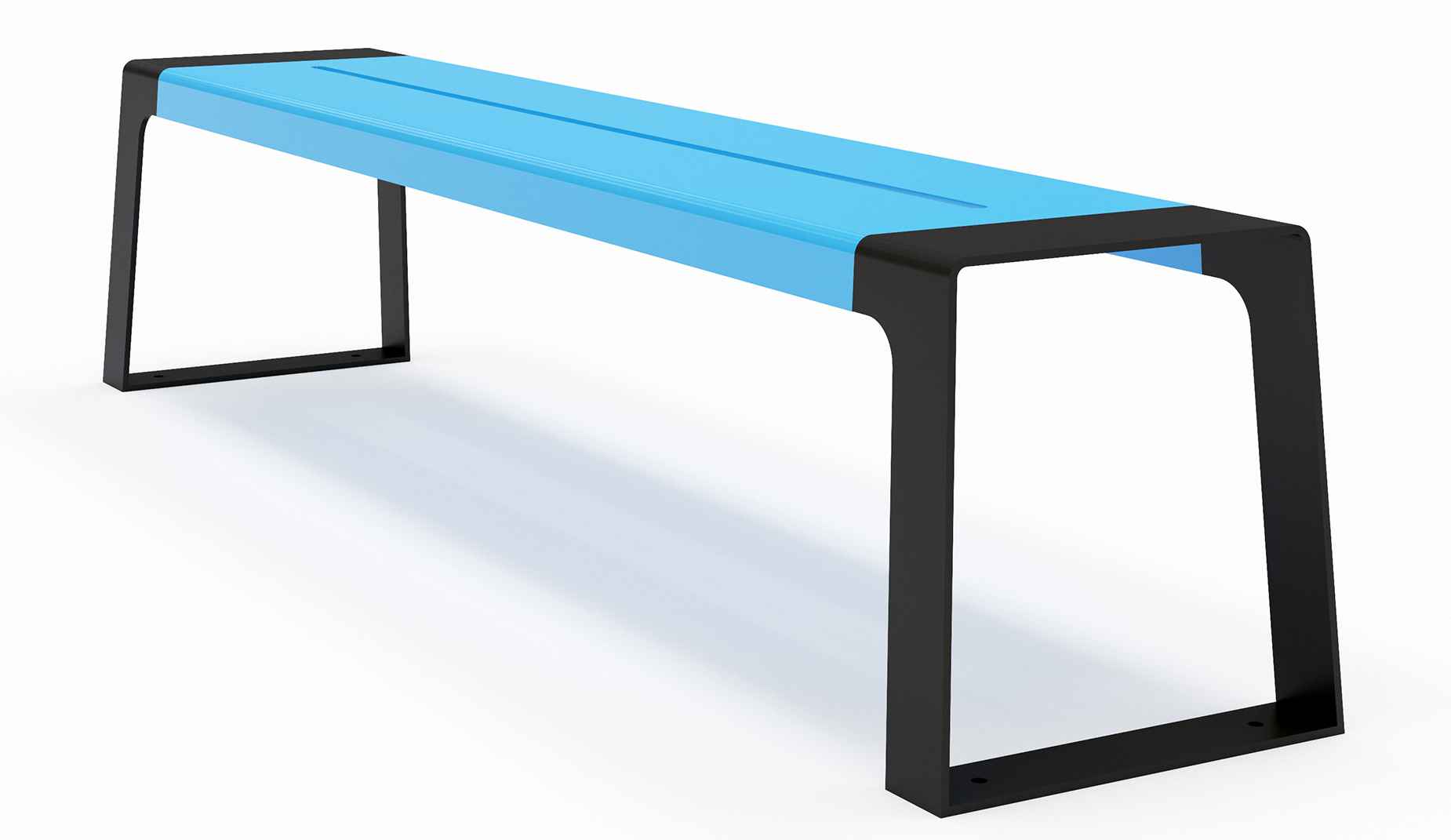 Murton bench in steel Factory Furniture